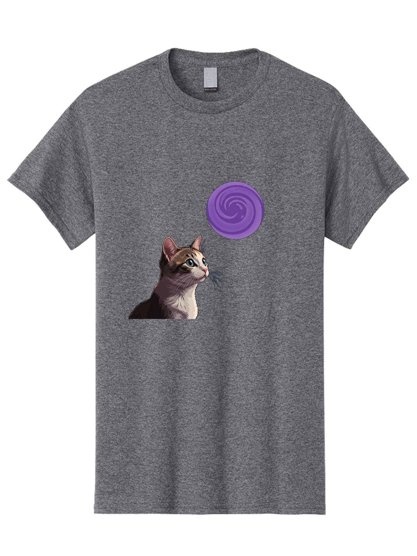 Purple-Swirl-Cat Men'S Graphic Tee, 100% Cotton, Comfortable Casual Summer Wear, Machine Washable, Vintage Camera, Old Camera, Antique Camera, Black Camera, Classic Photography, Photography Equipment, Nostalgic Device, Film Camera, Camera Art Baj207 14