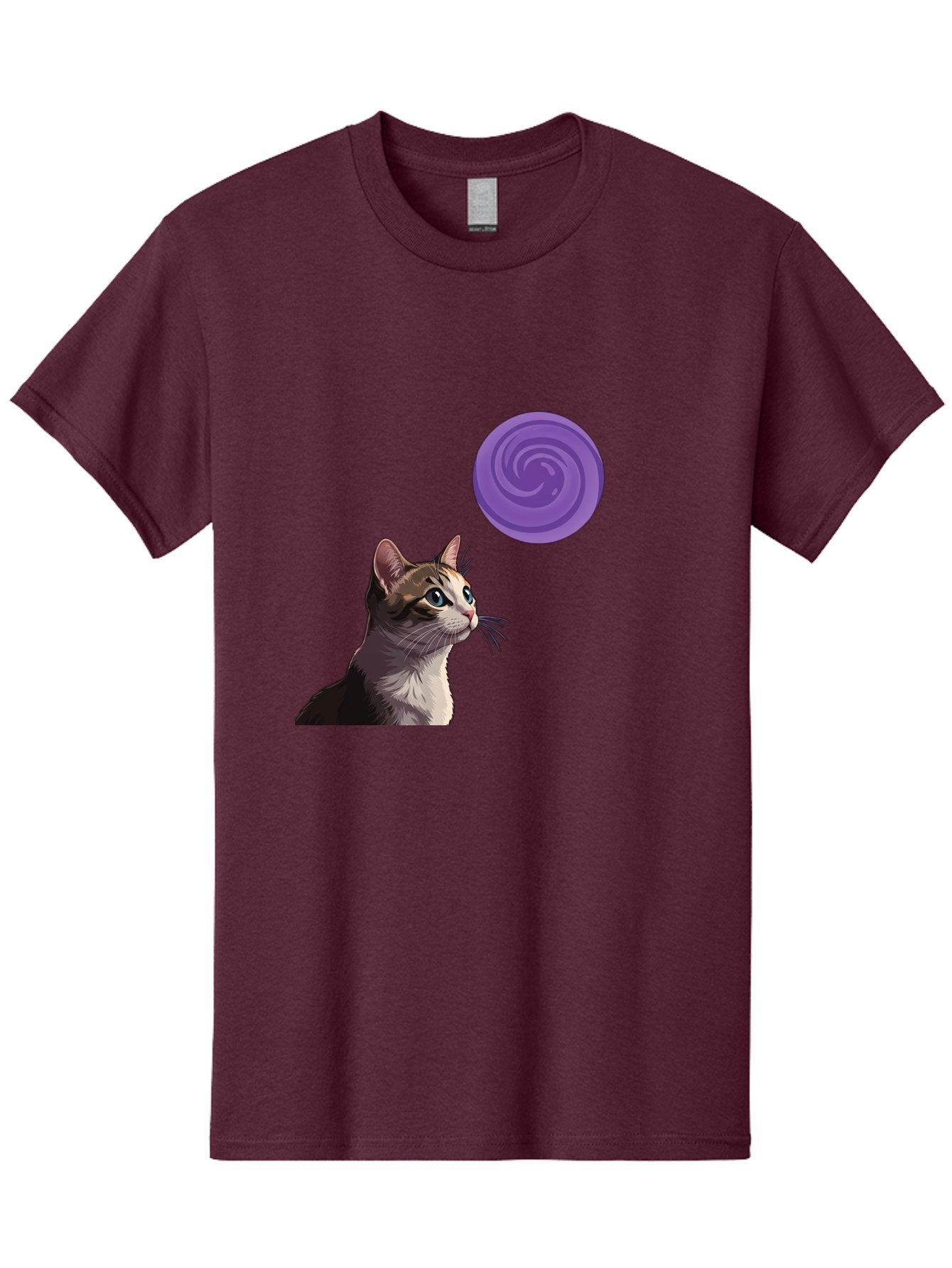 Purple-Swirl-Cat Men'S Graphic Tee, 100% Cotton, Comfortable Casual Summer Wear, Machine Washable, Vintage Camera, Old Camera, Antique Camera, Black Camera, Classic Photography, Photography Equipment, Nostalgic Device, Film Camera, Camera Art Baj207 11