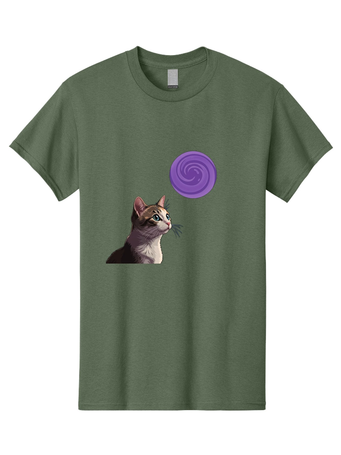 Purple-Swirl-Cat Men'S Graphic Tee, 100% Cotton, Comfortable Casual Summer Wear, Machine Washable, Vintage Camera, Old Camera, Antique Camera, Black Camera, Classic Photography, Photography Equipment, Nostalgic Device, Film Camera, Camera Art Baj207 10