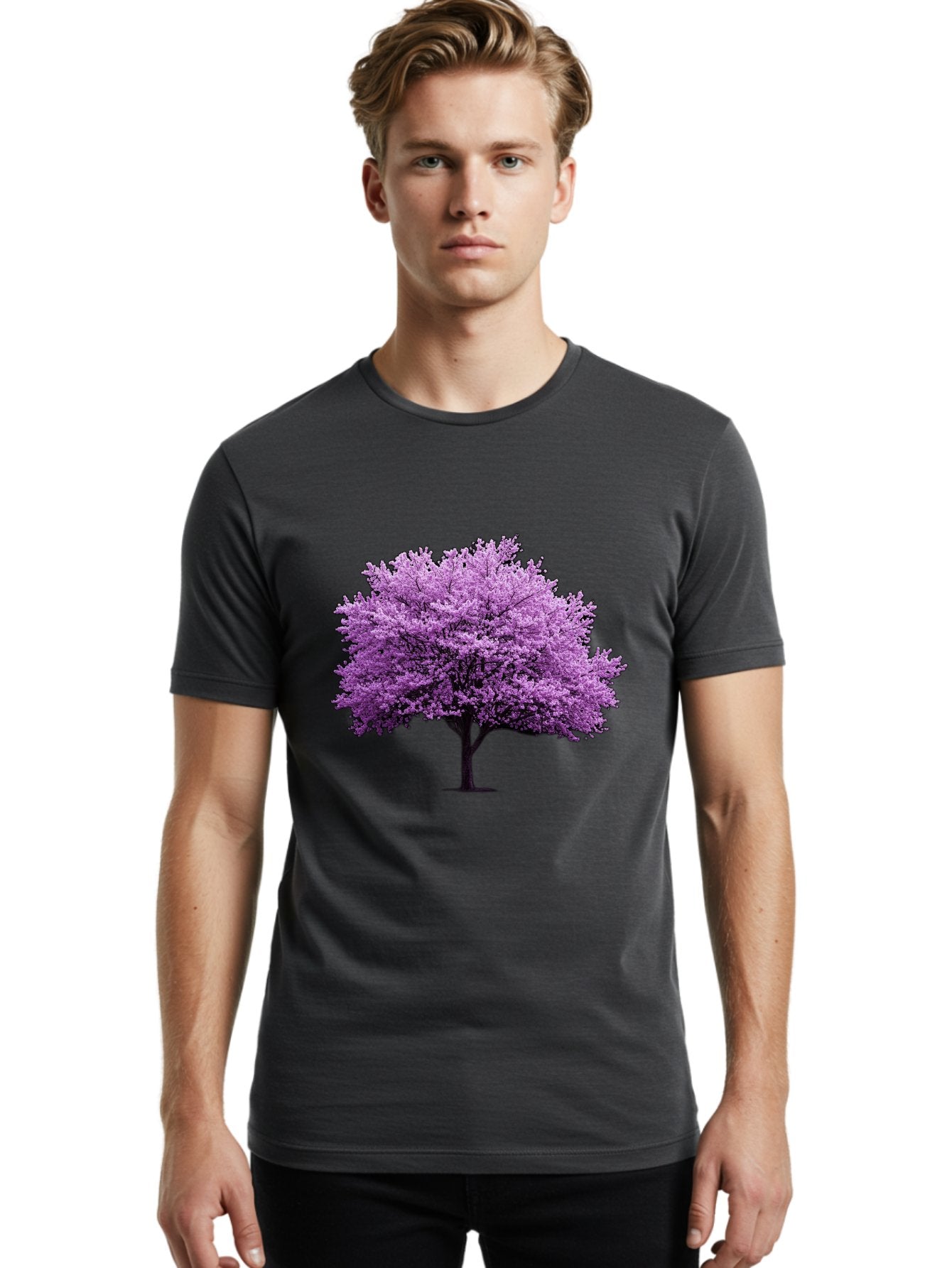 Purple-Tree-1 Men'S Graphic Tee, 100% Cotton, Comfortable Casual Summer Wear, Machine Washable, Vintage Camera, Old Camera, Antique Camera, Black Camera, Classic Photography, Photography Equipment, Nostalgic Device, Film Camera, Camera Art Baj208 30