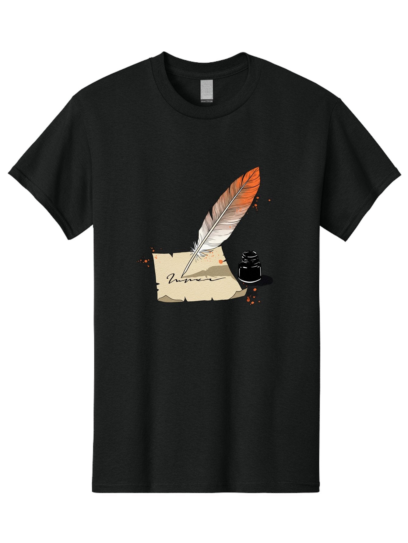 Quill-And-Ink Men'S Graphic Tee, 100% Cotton, Comfortable Casual Summer Wear, Machine Washable, Vintage Camera, Old Camera, Antique Camera, Black Camera, Classic Photography, Photography Equipment, Nostalgic Device, Film Camera, Camera Art Baj210