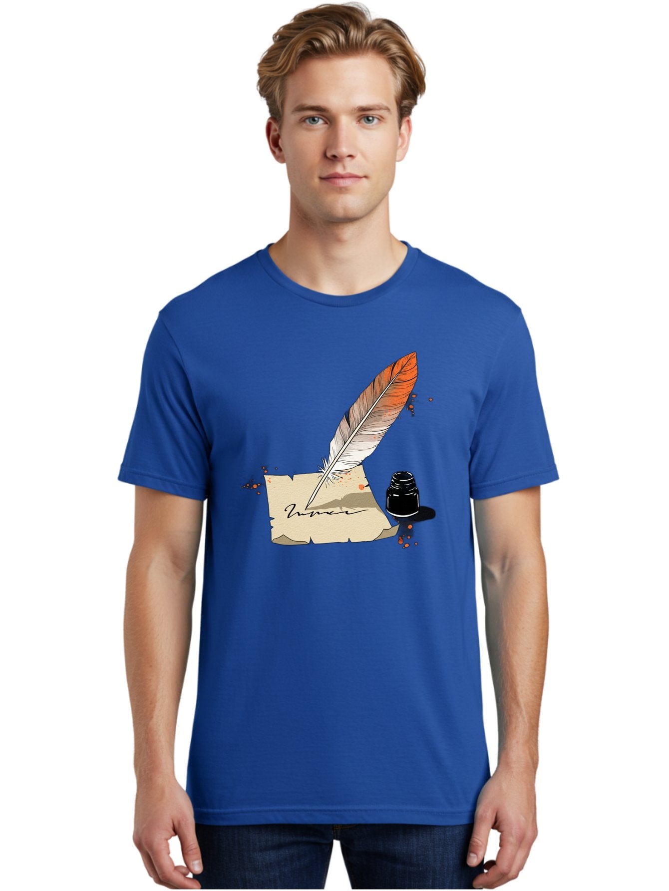 Quill-And-Ink Men'S Graphic Tee, 100% Cotton, Comfortable Casual Summer Wear, Machine Washable, Vintage Camera, Old Camera, Antique Camera, Black Camera, Classic Photography, Photography Equipment, Nostalgic Device, Film Camera, Camera Art Baj210 22