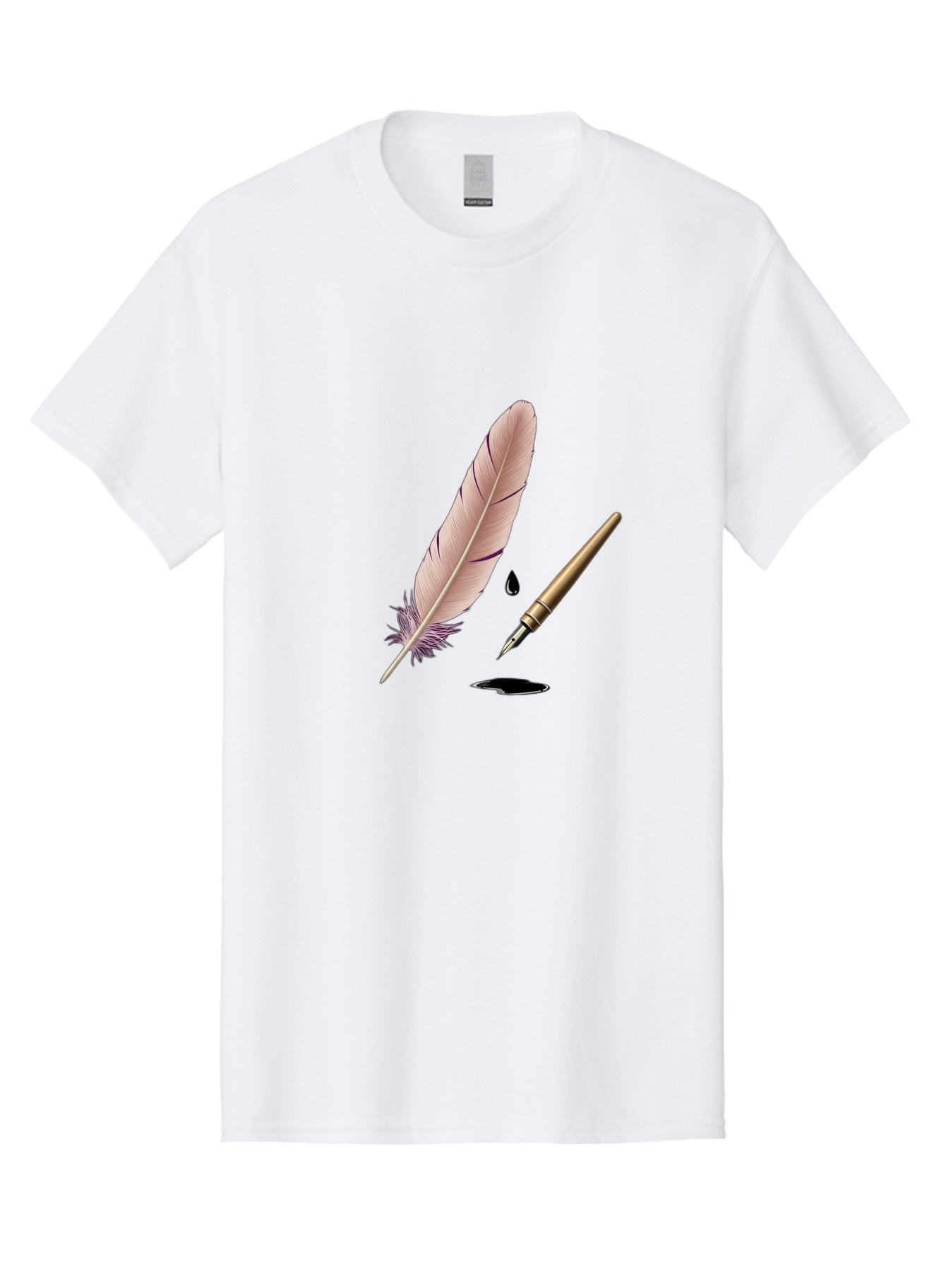 Quill-Pen-1 Men'S Graphic Tee, 100% Cotton, Comfortable Casual Summer Wear, Machine Washable, Vintage Camera, Old Camera, Antique Camera, Black Camera, Classic Photography, Photography Equipment, Nostalgic Device, Film Camera, Camera Art Baj212 12