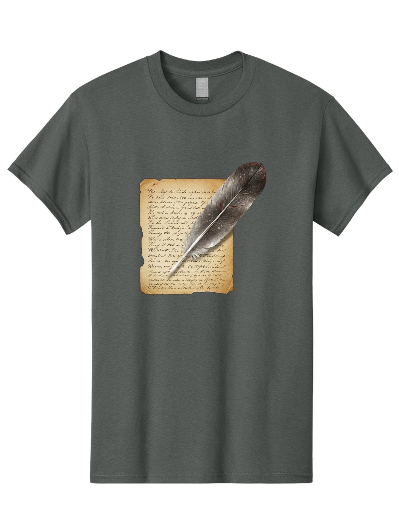 Quill-Pen-On-Parchment Men'S Graphic Tee, 100% Cotton, Comfortable Casual Summer Wear, Machine Washable, Vintage Camera, Old Camera, Antique Camera, Black Camera, Classic Photography, Photography Equipment, Nostalgic Device, Film Camera, Baj214 12