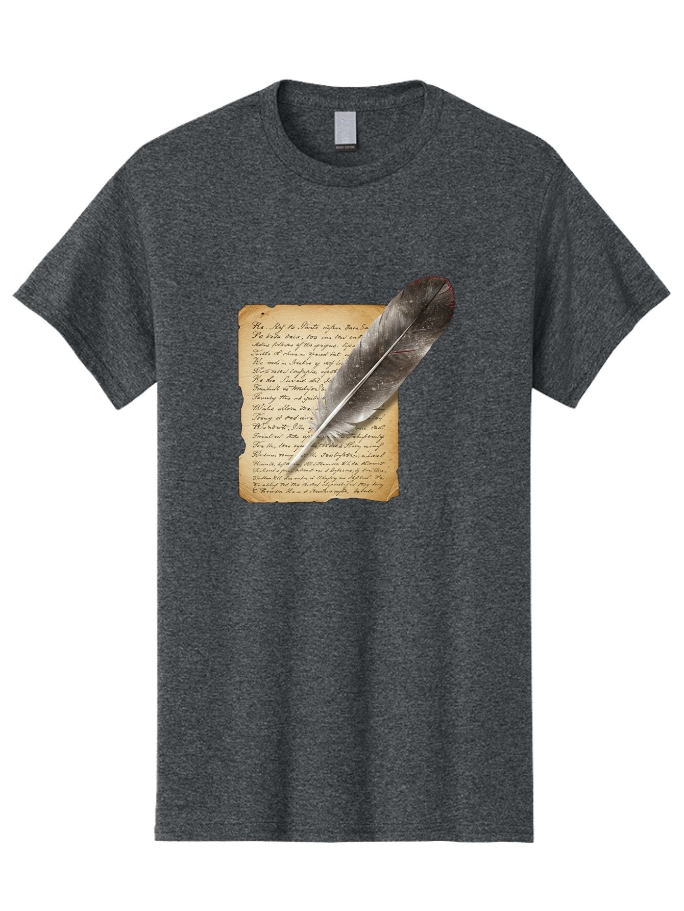 Quill-Pen-On-Parchment Men'S Graphic Tee, 100% Cotton, Comfortable Casual Summer Wear, Machine Washable, Vintage Camera, Old Camera, Antique Camera, Black Camera, Classic Photography, Photography Equipment, Nostalgic Device, Film Camera, Baj214