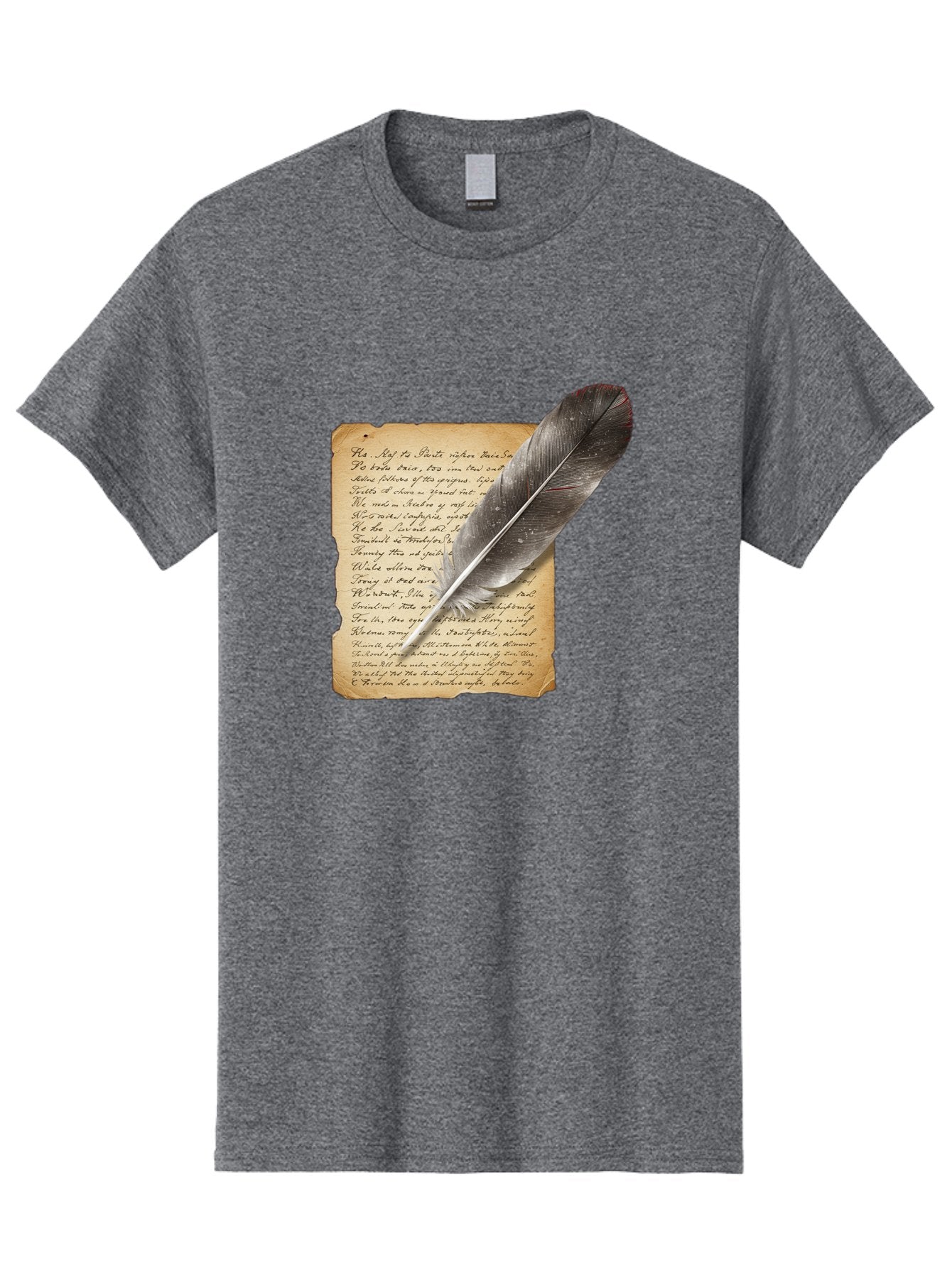 Quill-Pen-On-Parchment Men'S Graphic Tee, 100% Cotton, Comfortable Casual Summer Wear, Machine Washable, Vintage Camera, Old Camera, Antique Camera, Black Camera, Classic Photography, Photography Equipment, Nostalgic Device, Film Camera, Baj214 10