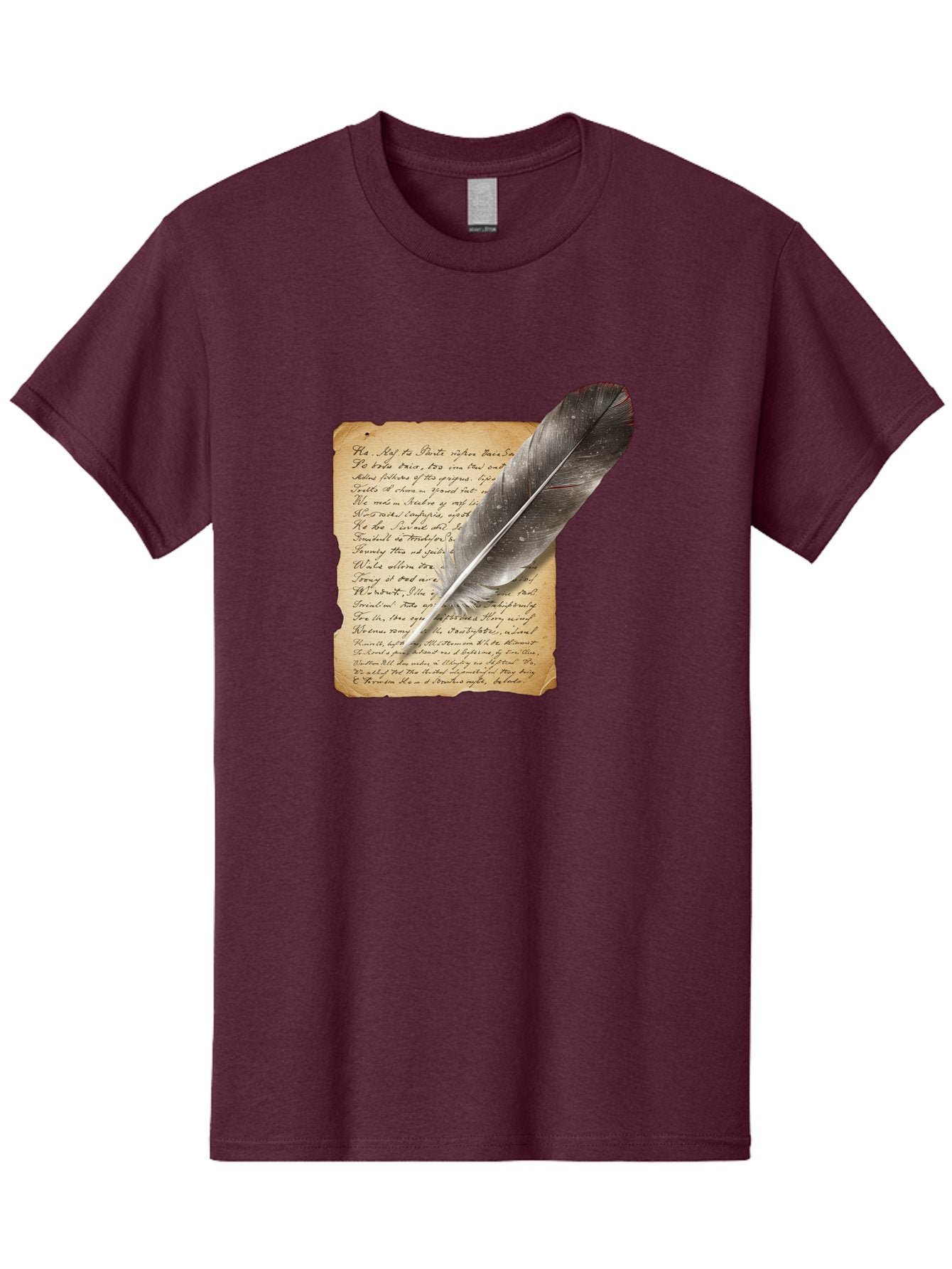 Quill-Pen-On-Parchment Men'S Graphic Tee, 100% Cotton, Comfortable Casual Summer Wear, Machine Washable, Vintage Camera, Old Camera, Antique Camera, Black Camera, Classic Photography, Photography Equipment, Nostalgic Device, Film Camera, Baj214 5