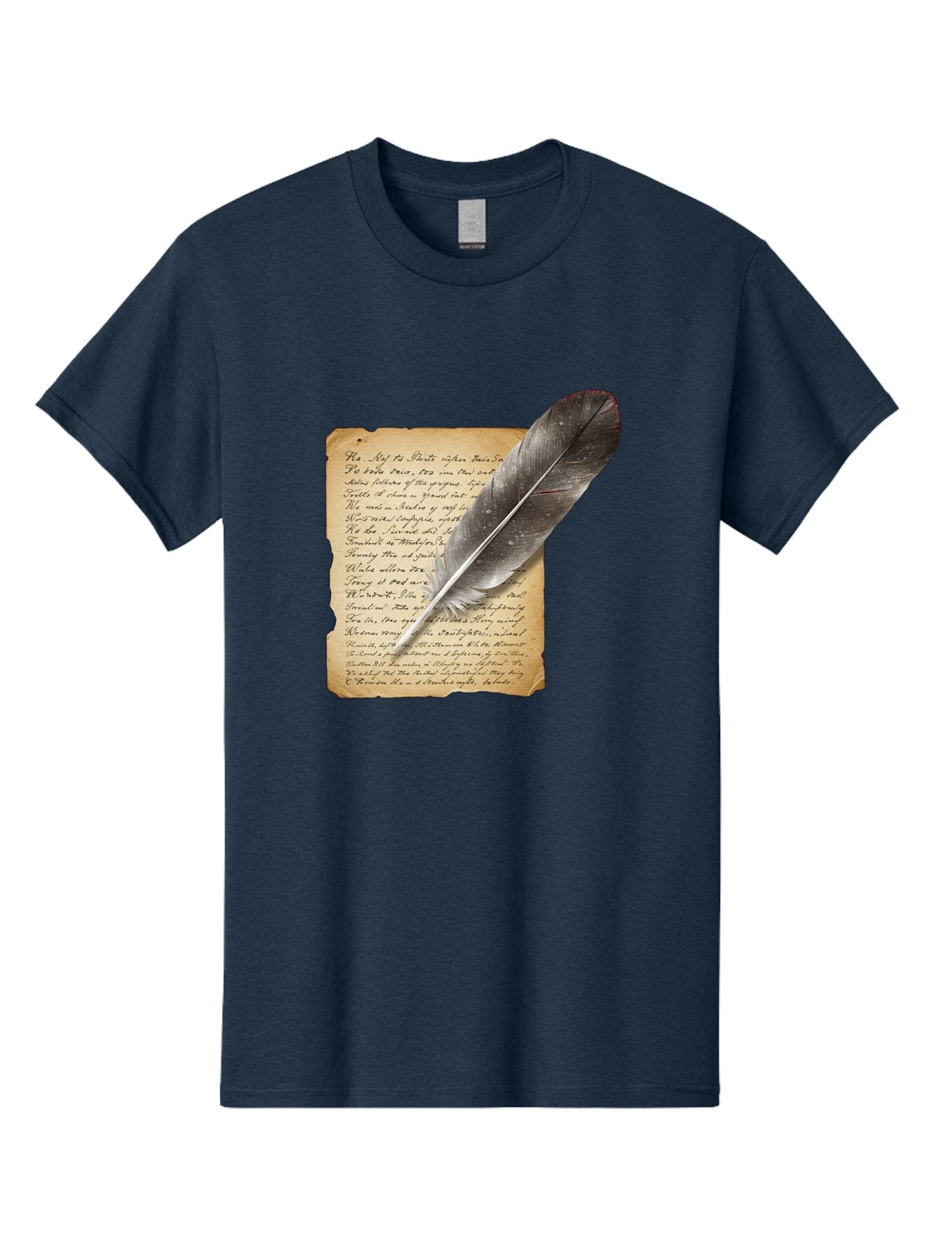 Quill-Pen-On-Parchment Men'S Graphic Tee, 100% Cotton, Comfortable Casual Summer Wear, Machine Washable, Vintage Camera, Old Camera, Antique Camera, Black Camera, Classic Photography, Photography Equipment, Nostalgic Device, Film Camera, Baj214 14