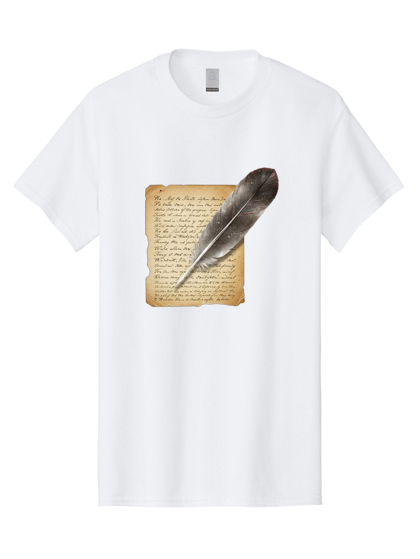 Quill-Pen-On-Parchment Men'S Graphic Tee, 100% Cotton, Comfortable Casual Summer Wear, Machine Washable, Vintage Camera, Old Camera, Antique Camera, Black Camera, Classic Photography, Photography Equipment, Nostalgic Device, Film Camera, Baj214