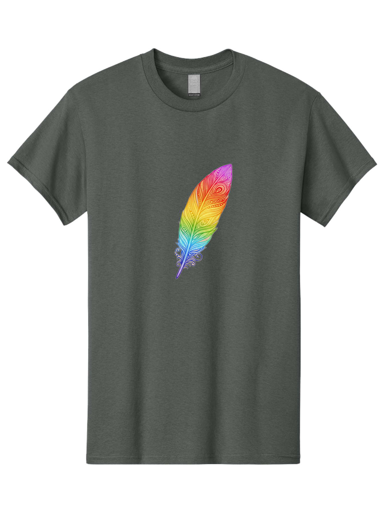 Rainbow-Feather-1 Men'S Graphic Tee, 100% Cotton, Comfortable Casual Summer Wear, Machine Washable, Vintage Camera, Old Camera, Antique Camera, Black Camera, Classic Photography, Photography Equipment, Nostalgic Device, Film Camera, Camera Art Baj217 9