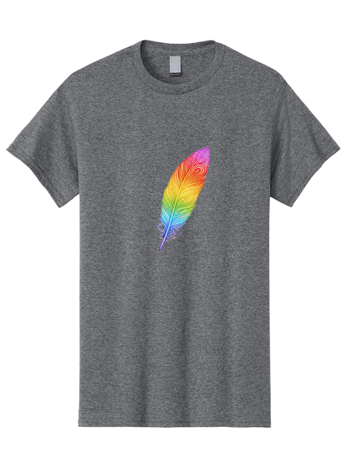 Rainbow-Feather-1 Men'S Graphic Tee, 100% Cotton, Comfortable Casual Summer Wear, Machine Washable, Vintage Camera, Old Camera, Antique Camera, Black Camera, Classic Photography, Photography Equipment, Nostalgic Device, Film Camera, Camera Art Baj217 5