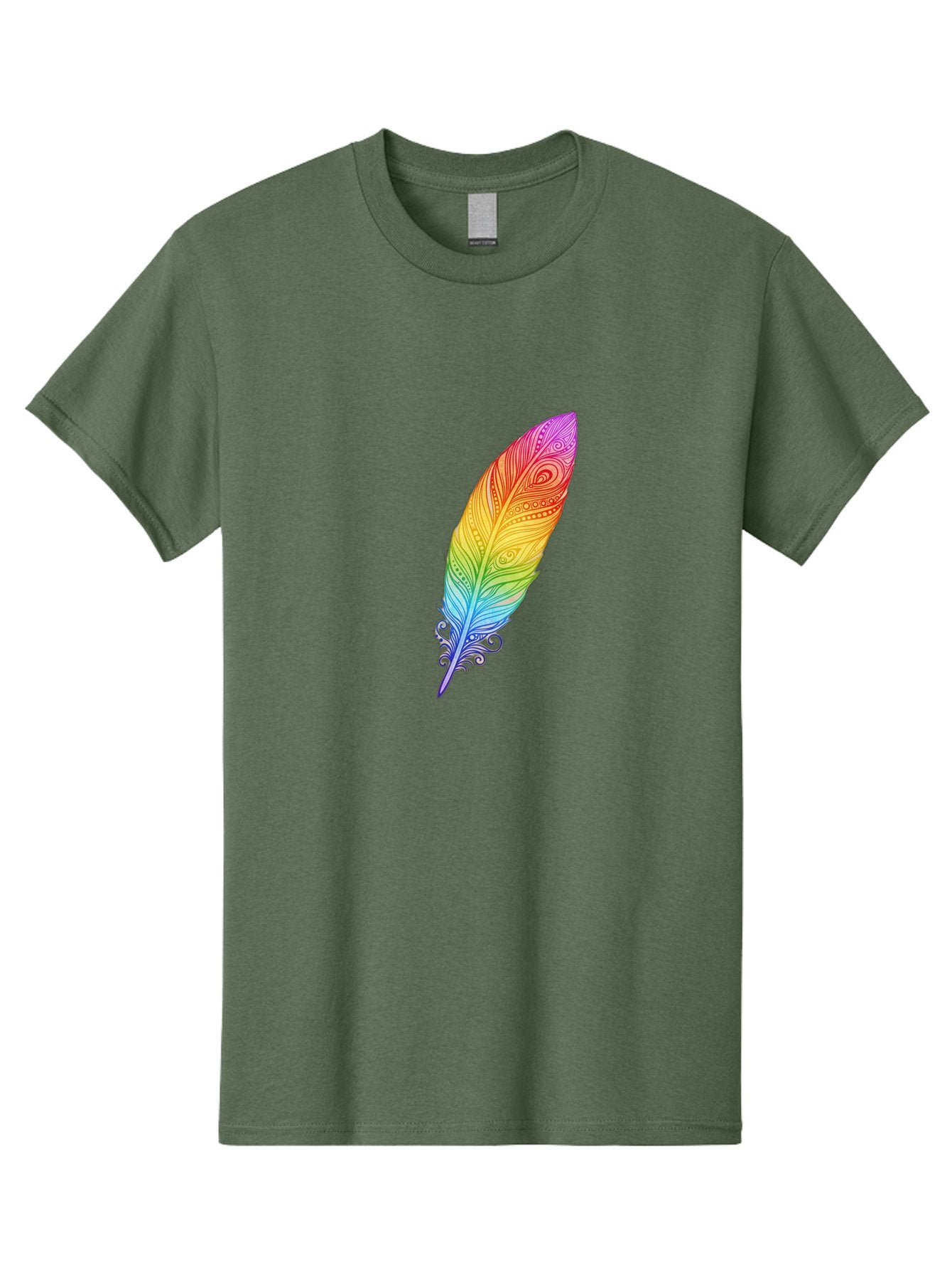 Rainbow-Feather-1 Men'S Graphic Tee, 100% Cotton, Comfortable Casual Summer Wear, Machine Washable, Vintage Camera, Old Camera, Antique Camera, Black Camera, Classic Photography, Photography Equipment, Nostalgic Device, Film Camera, Camera Art Baj217 11