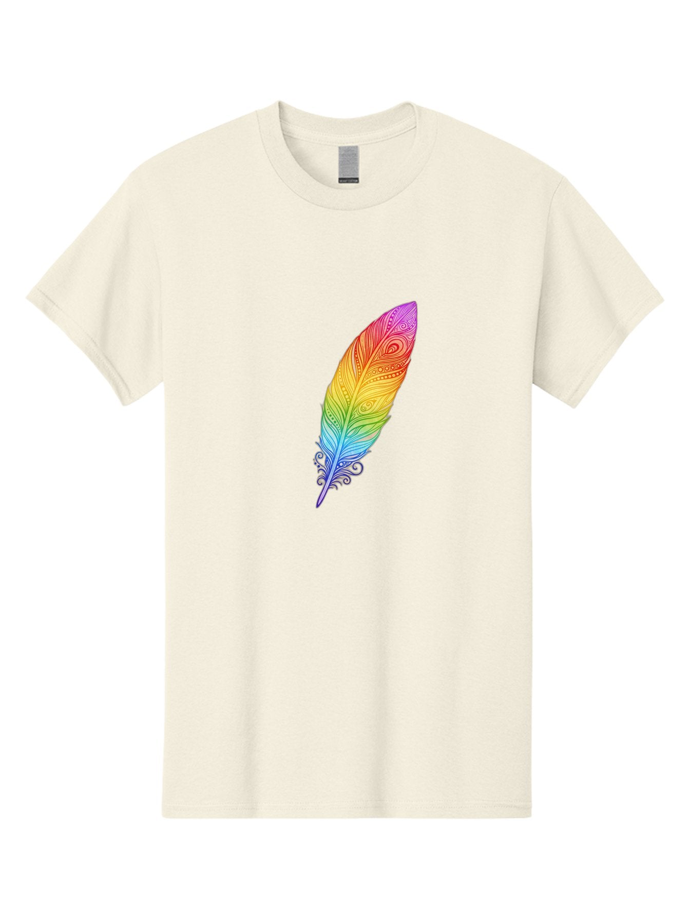 Rainbow-Feather-1 Men'S Graphic Tee, 100% Cotton, Comfortable Casual Summer Wear, Machine Washable, Vintage Camera, Old Camera, Antique Camera, Black Camera, Classic Photography, Photography Equipment, Nostalgic Device, Film Camera, Camera Art Baj217