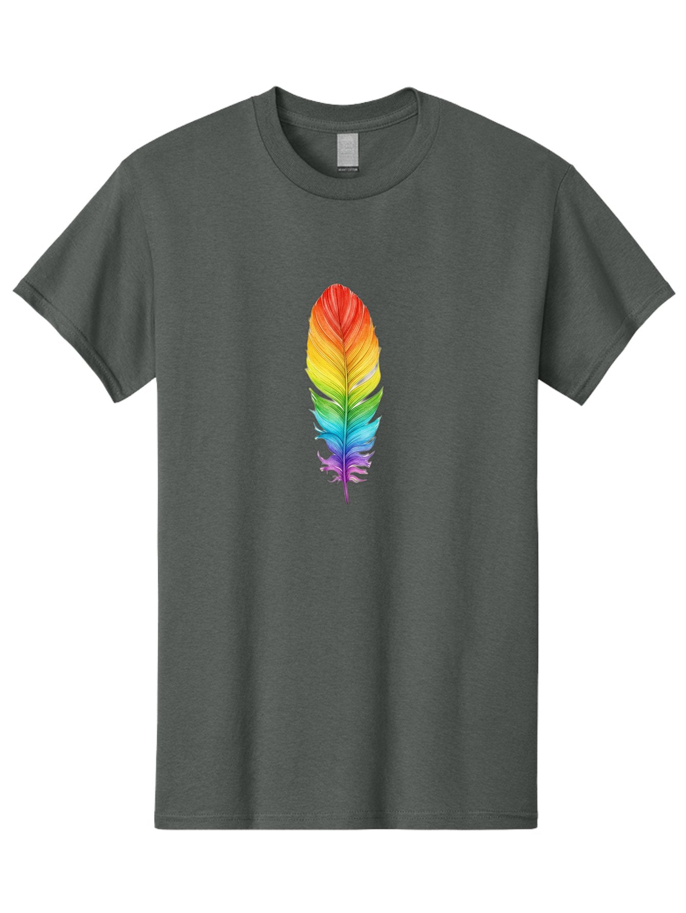 Rainbow-Feather-10 Men'S Graphic Tee, 100% Cotton, Comfortable Casual Summer Wear, Machine Washable, Vintage Camera, Old Camera, Antique Camera, Black Camera, Classic Photography, Photography Equipment, Nostalgic Device, Film Camera, Baj218 11