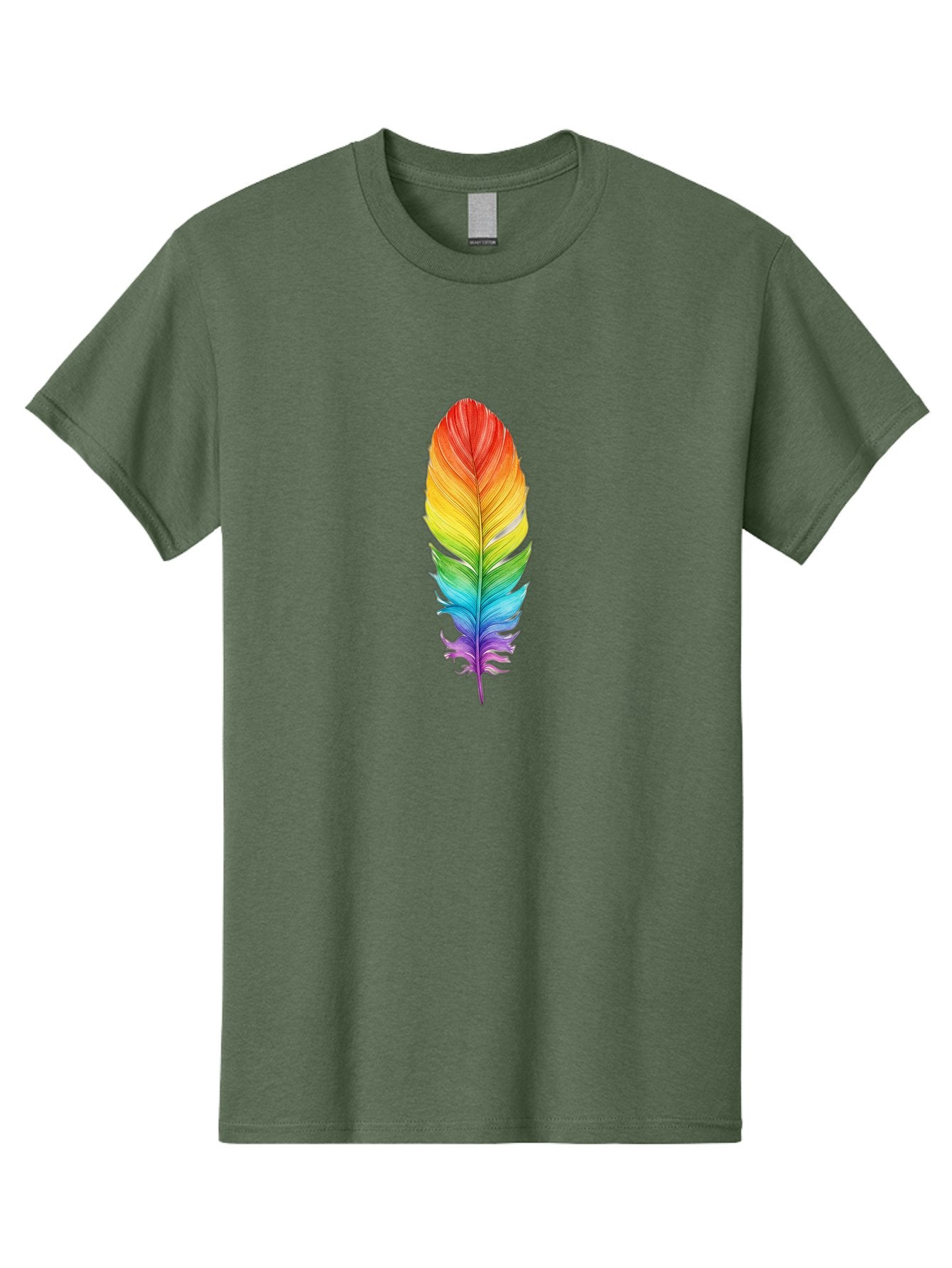 Rainbow-Feather-10 Men'S Graphic Tee, 100% Cotton, Comfortable Casual Summer Wear, Machine Washable, Vintage Camera, Old Camera, Antique Camera, Black Camera, Classic Photography, Photography Equipment, Nostalgic Device, Film Camera, Baj218