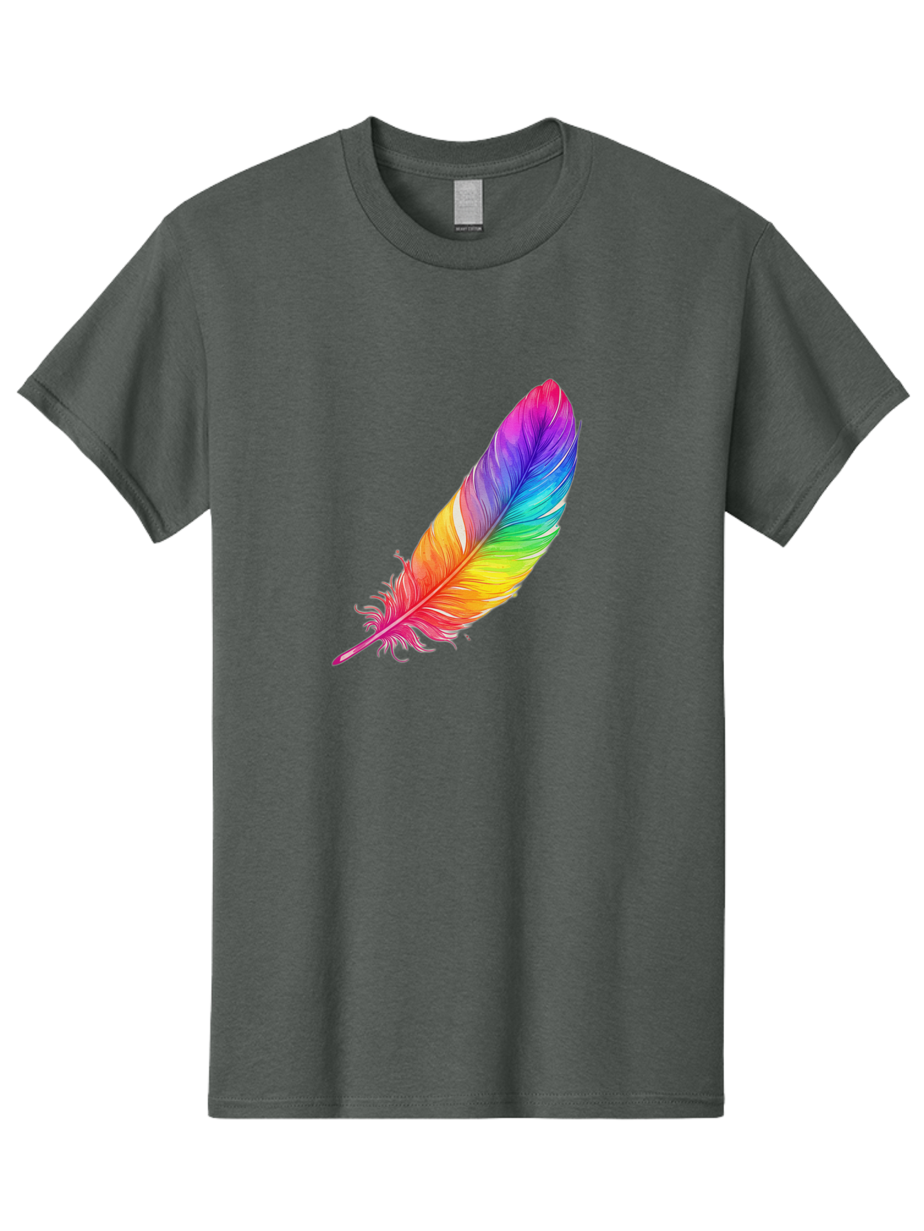 Rainbow-Feather-11 Men'S Graphic Tee, 100% Cotton, Comfortable Casual Summer Wear, Machine Washable, Vintage Camera, Old Camera, Antique Camera, Black Camera, Classic Photography, Photography Equipment, Nostalgic Device, Film Camera, Baj219 12