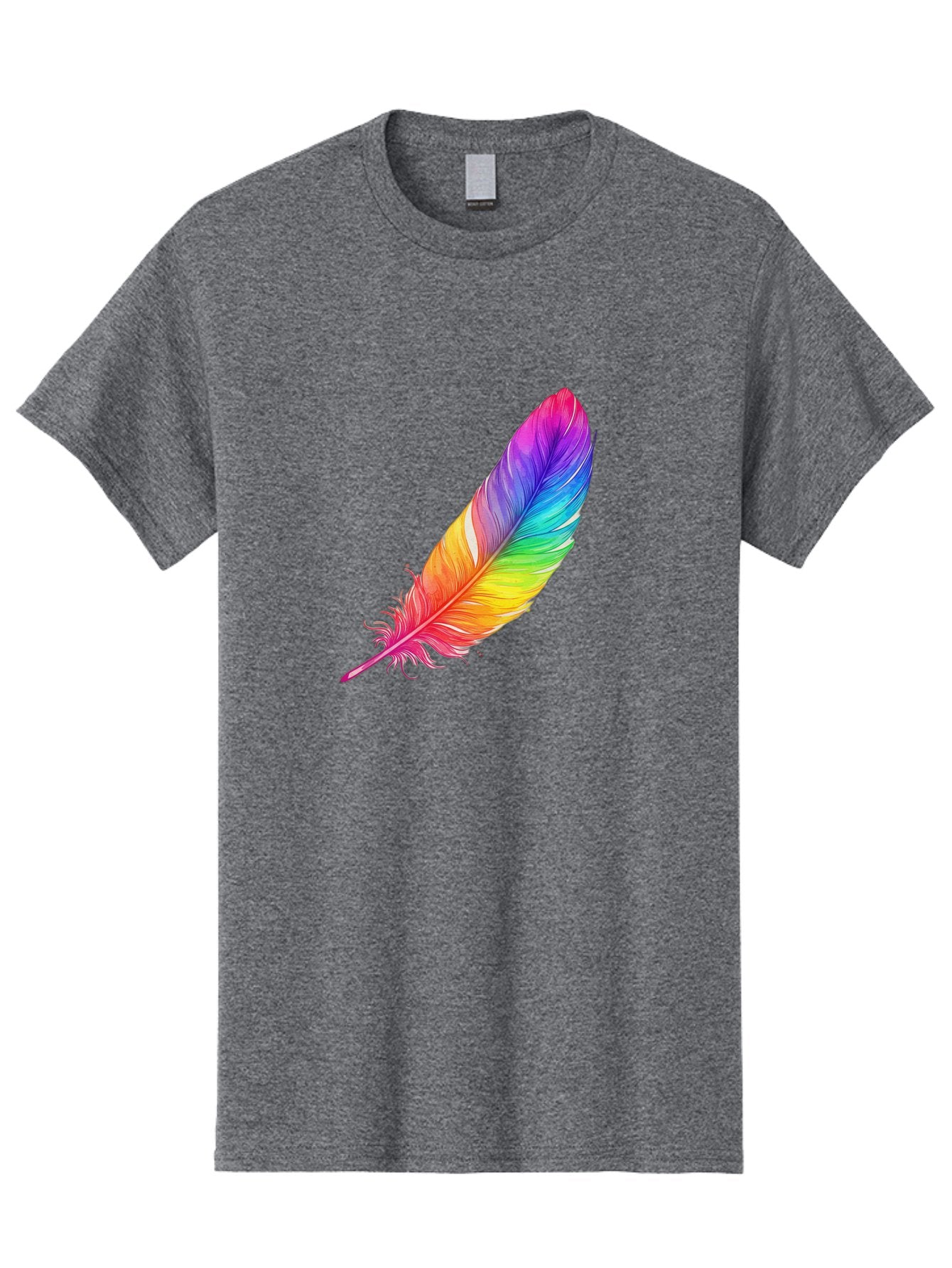 Rainbow-Feather-11 Men'S Graphic Tee, 100% Cotton, Comfortable Casual Summer Wear, Machine Washable, Vintage Camera, Old Camera, Antique Camera, Black Camera, Classic Photography, Photography Equipment, Nostalgic Device, Film Camera, Baj219 10