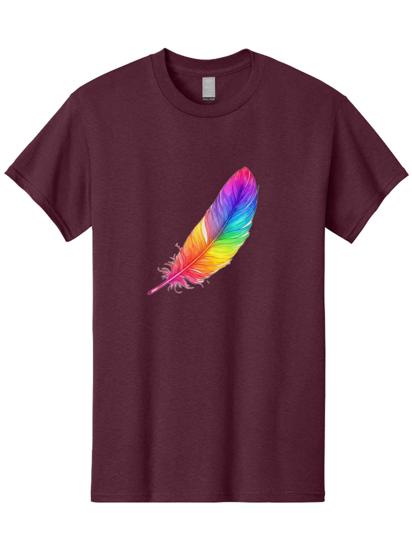 Rainbow-Feather-11 Men'S Graphic Tee, 100% Cotton, Comfortable Casual Summer Wear, Machine Washable, Vintage Camera, Old Camera, Antique Camera, Black Camera, Classic Photography, Photography Equipment, Nostalgic Device, Film Camera, Baj219 8