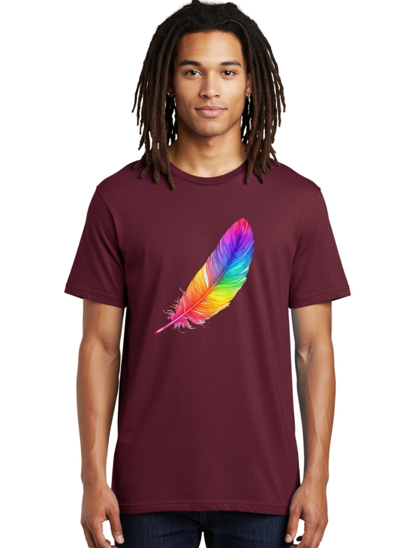 Rainbow-Feather-11 Men'S Graphic Tee, 100% Cotton, Comfortable Casual Summer Wear, Machine Washable, Vintage Camera, Old Camera, Antique Camera, Black Camera, Classic Photography, Photography Equipment, Nostalgic Device, Film Camera, Baj219 23