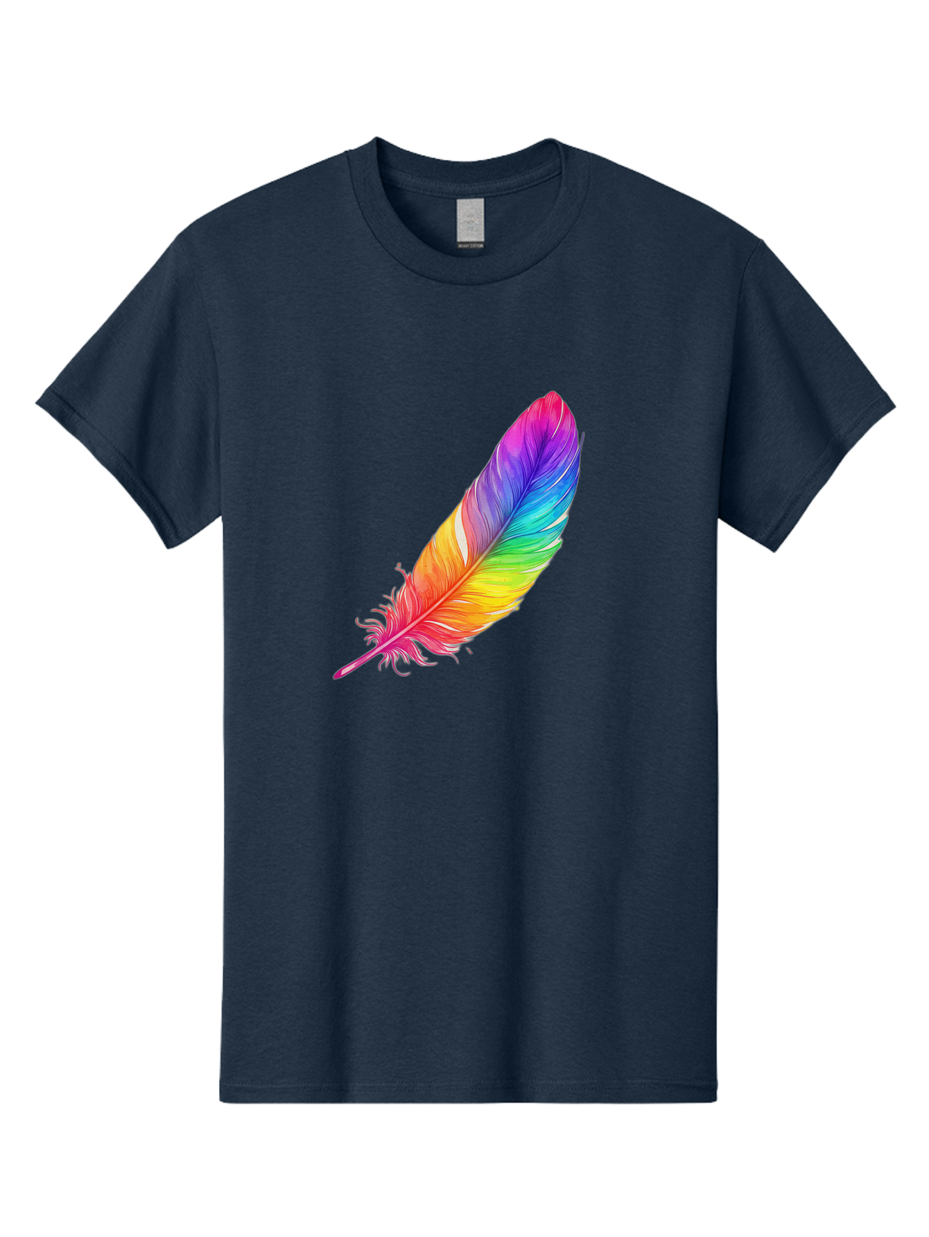Rainbow-Feather-11 Men'S Graphic Tee, 100% Cotton, Comfortable Casual Summer Wear, Machine Washable, Vintage Camera, Old Camera, Antique Camera, Black Camera, Classic Photography, Photography Equipment, Nostalgic Device, Film Camera, Baj219 15