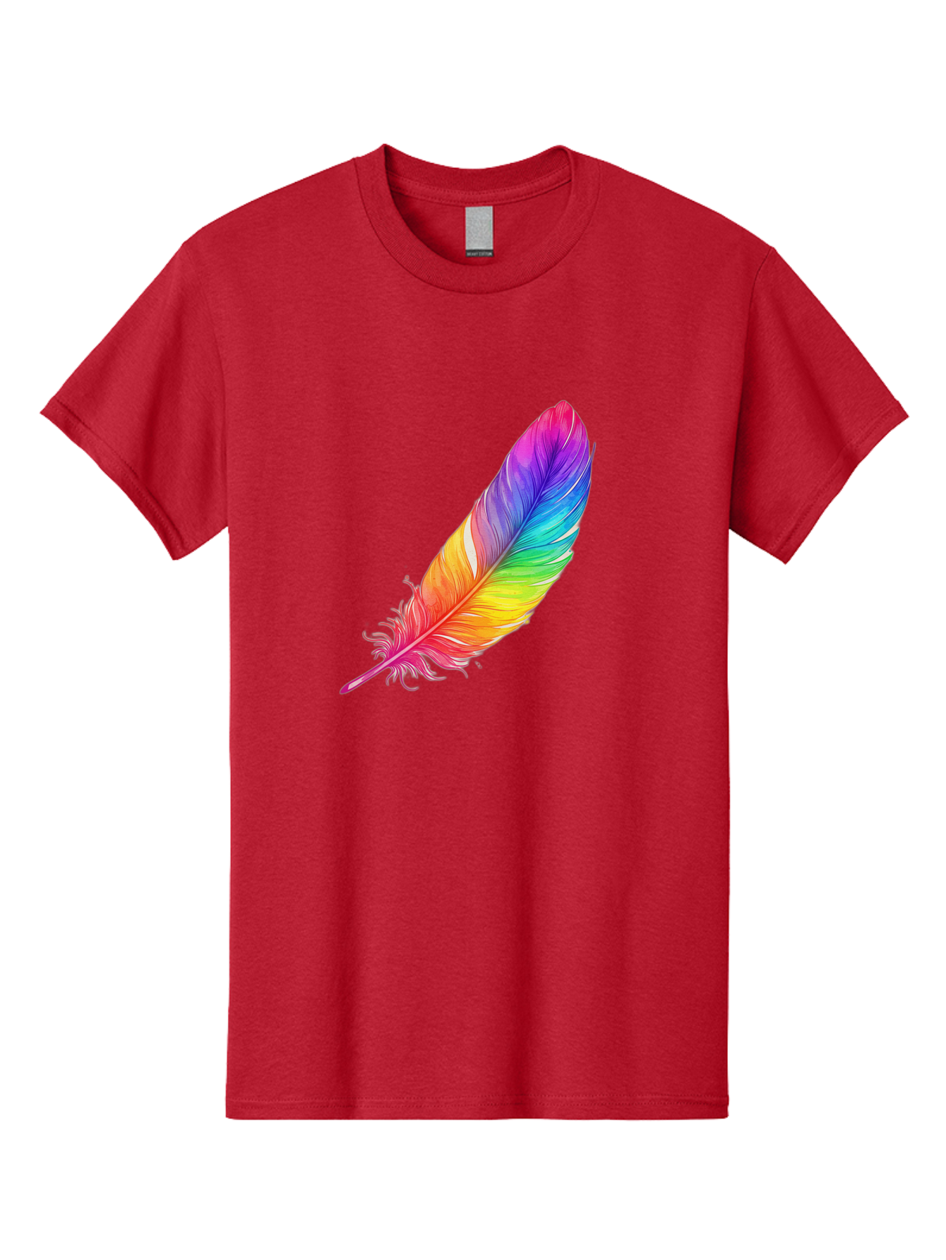 Rainbow-Feather-11 Men'S Graphic Tee, 100% Cotton, Comfortable Casual Summer Wear, Machine Washable, Vintage Camera, Old Camera, Antique Camera, Black Camera, Classic Photography, Photography Equipment, Nostalgic Device, Film Camera, Baj219 7
