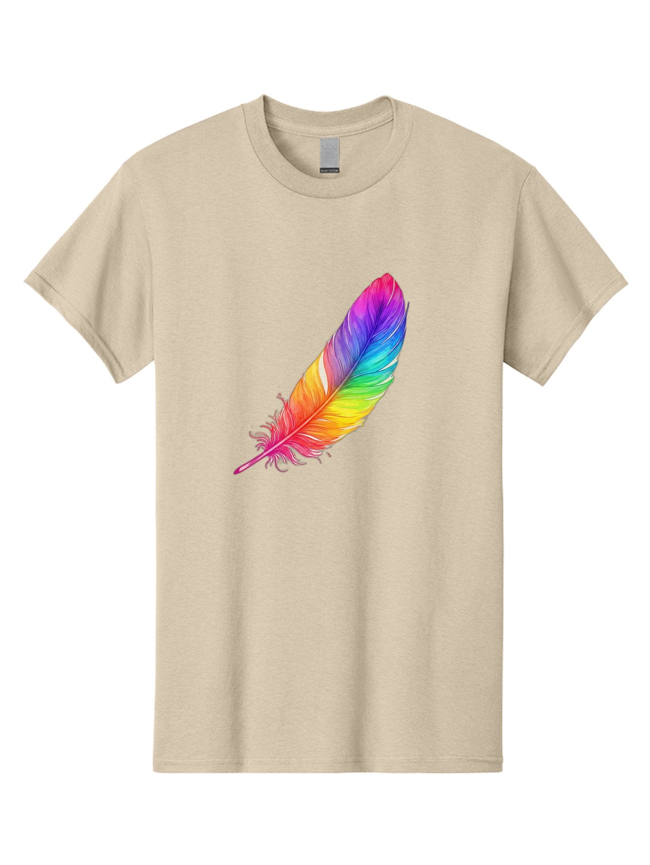 Rainbow-Feather-11 Men'S Graphic Tee, 100% Cotton, Comfortable Casual Summer Wear, Machine Washable, Vintage Camera, Old Camera, Antique Camera, Black Camera, Classic Photography, Photography Equipment, Nostalgic Device, Film Camera, Baj219 3