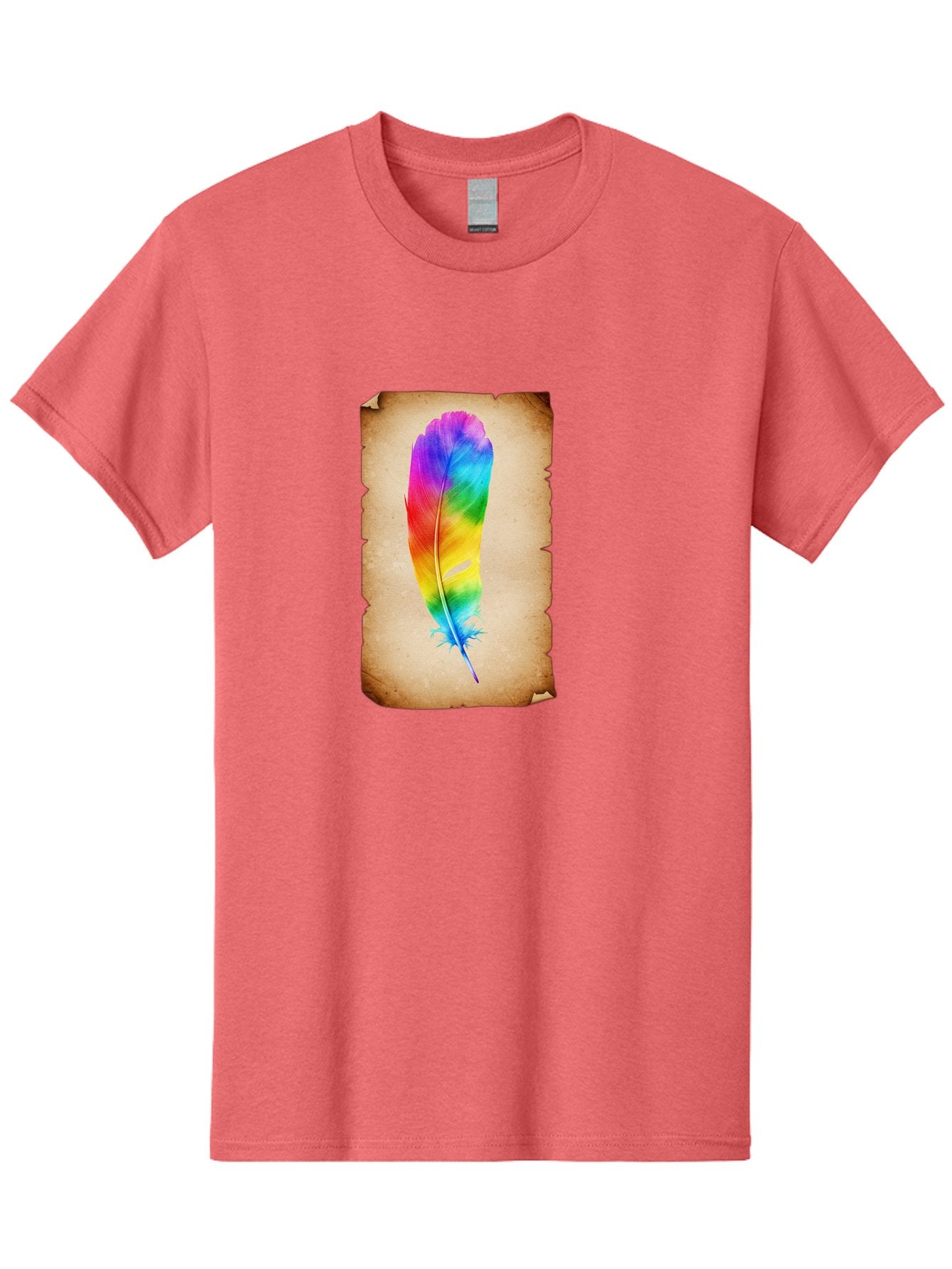 Rainbow-Feather-12 Men'S Graphic Tee, 100% Cotton, Comfortable Casual Summer Wear, Machine Washable, Vintage Camera, Old Camera, Antique Camera, Black Camera, Classic Photography, Photography Equipment, Nostalgic Device, Film Camera, Baj220 7