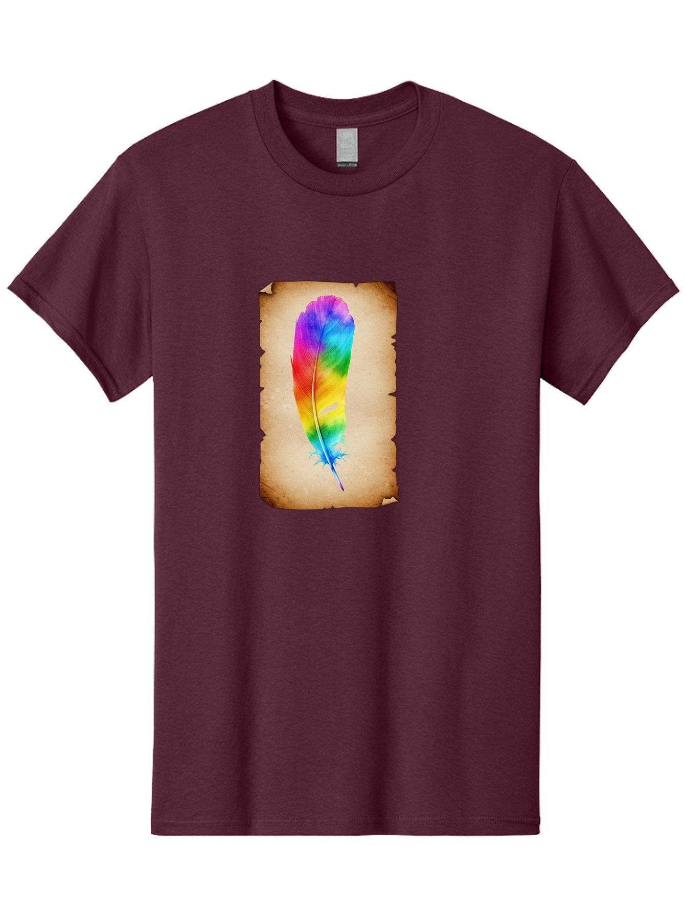Rainbow-Feather-12 Men'S Graphic Tee, 100% Cotton, Comfortable Casual Summer Wear, Machine Washable, Vintage Camera, Old Camera, Antique Camera, Black Camera, Classic Photography, Photography Equipment, Nostalgic Device, Film Camera, Baj220 11