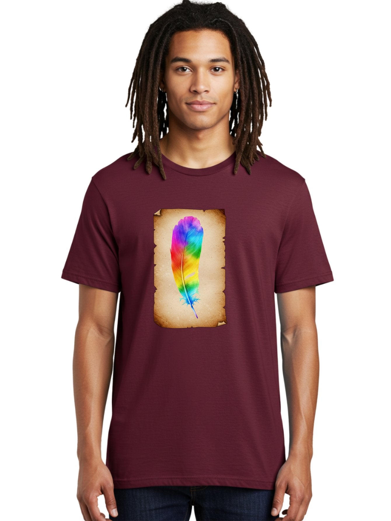 Rainbow-Feather-12 Men'S Graphic Tee, 100% Cotton, Comfortable Casual Summer Wear, Machine Washable, Vintage Camera, Old Camera, Antique Camera, Black Camera, Classic Photography, Photography Equipment, Nostalgic Device, Film Camera, Baj220 27