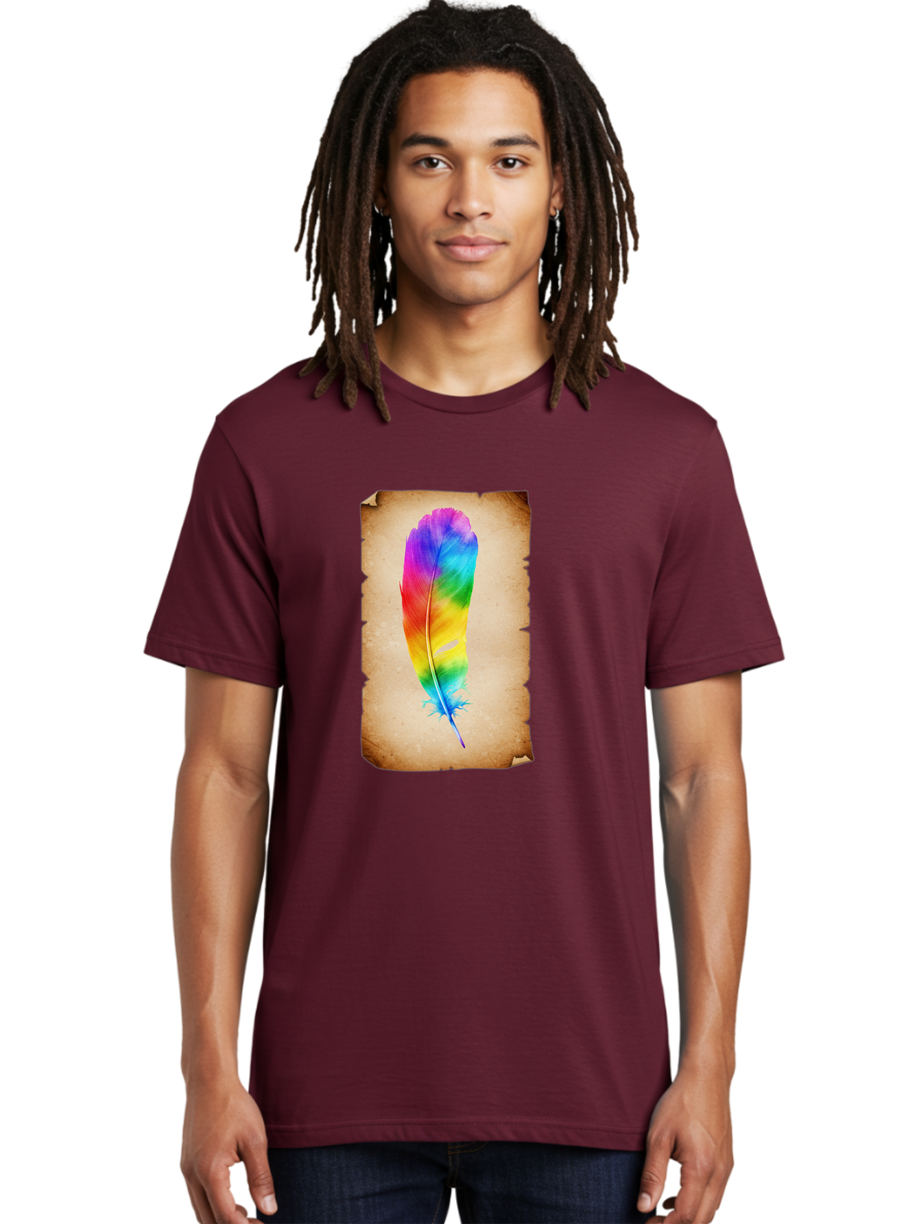 Rainbow-Feather-12 Men'S Graphic Tee, 100% Cotton, Comfortable Casual Summer Wear, Machine Washable, Vintage Camera, Old Camera, Antique Camera, Black Camera, Classic Photography, Photography Equipment, Nostalgic Device, Film Camera, Baj220 19