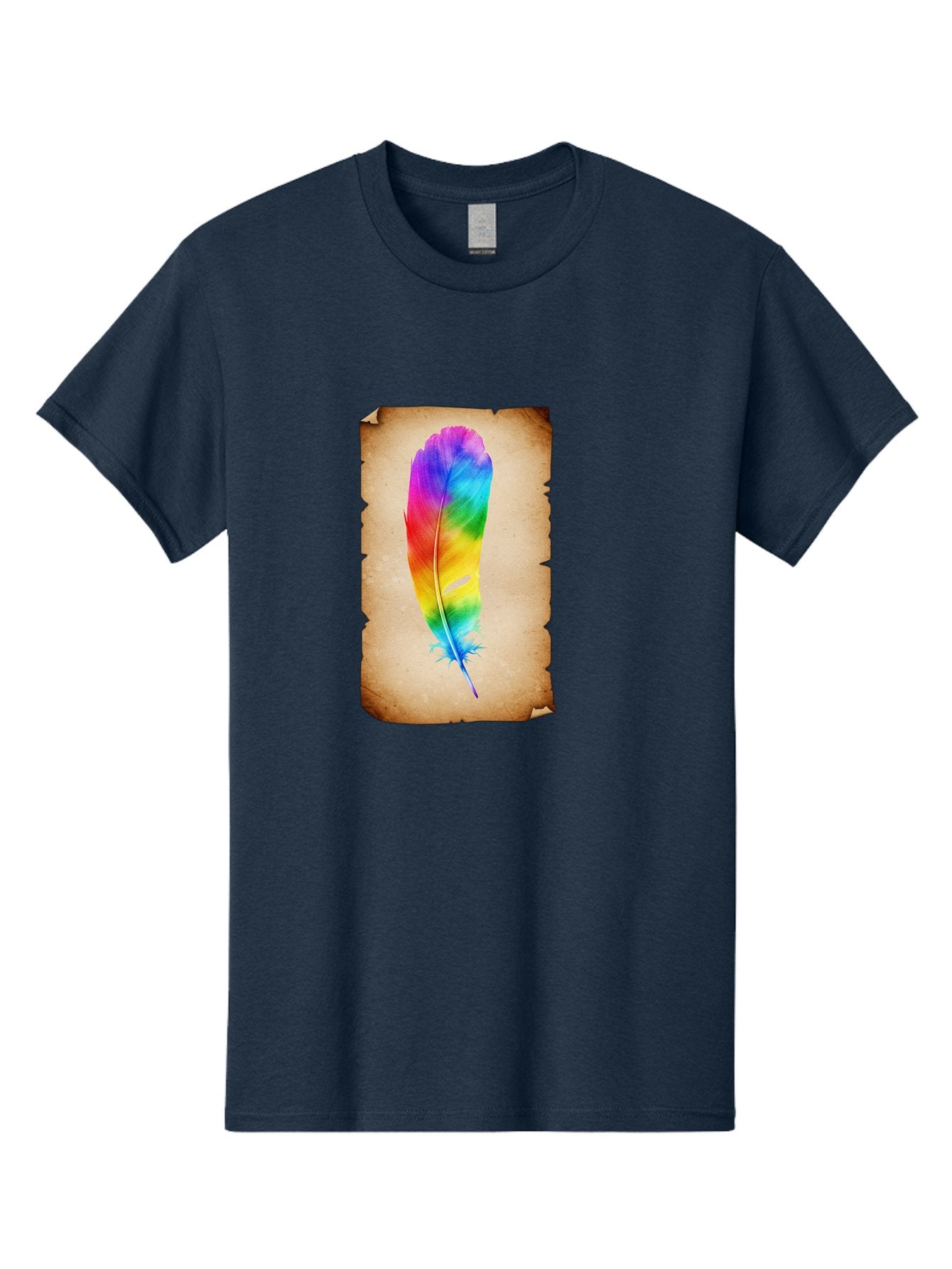 Rainbow-Feather-12 Men'S Graphic Tee, 100% Cotton, Comfortable Casual Summer Wear, Machine Washable, Vintage Camera, Old Camera, Antique Camera, Black Camera, Classic Photography, Photography Equipment, Nostalgic Device, Film Camera, Baj220 5