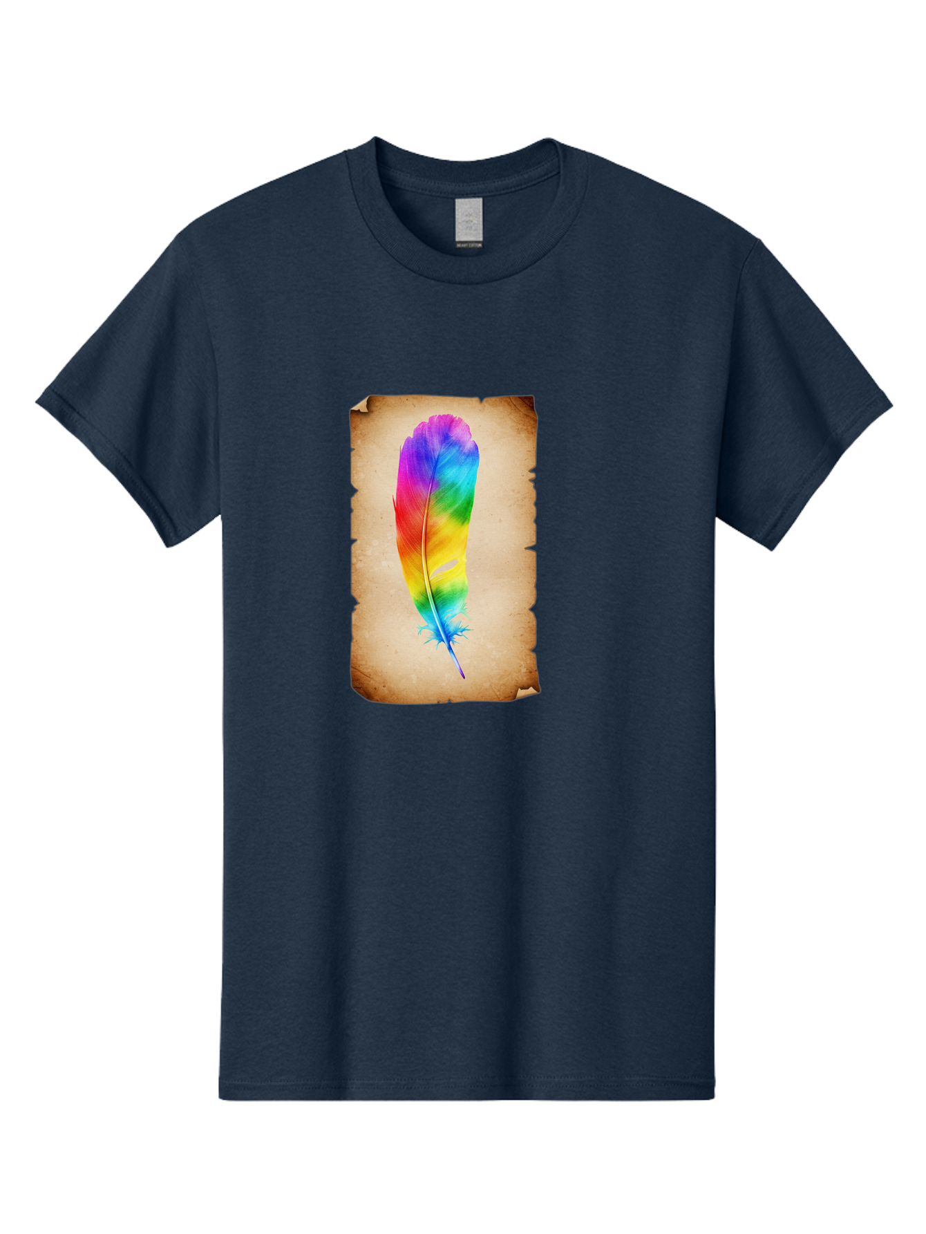 Rainbow-Feather-12 Men'S Graphic Tee, 100% Cotton, Comfortable Casual Summer Wear, Machine Washable, Vintage Camera, Old Camera, Antique Camera, Black Camera, Classic Photography, Photography Equipment, Nostalgic Device, Film Camera, Baj220 8