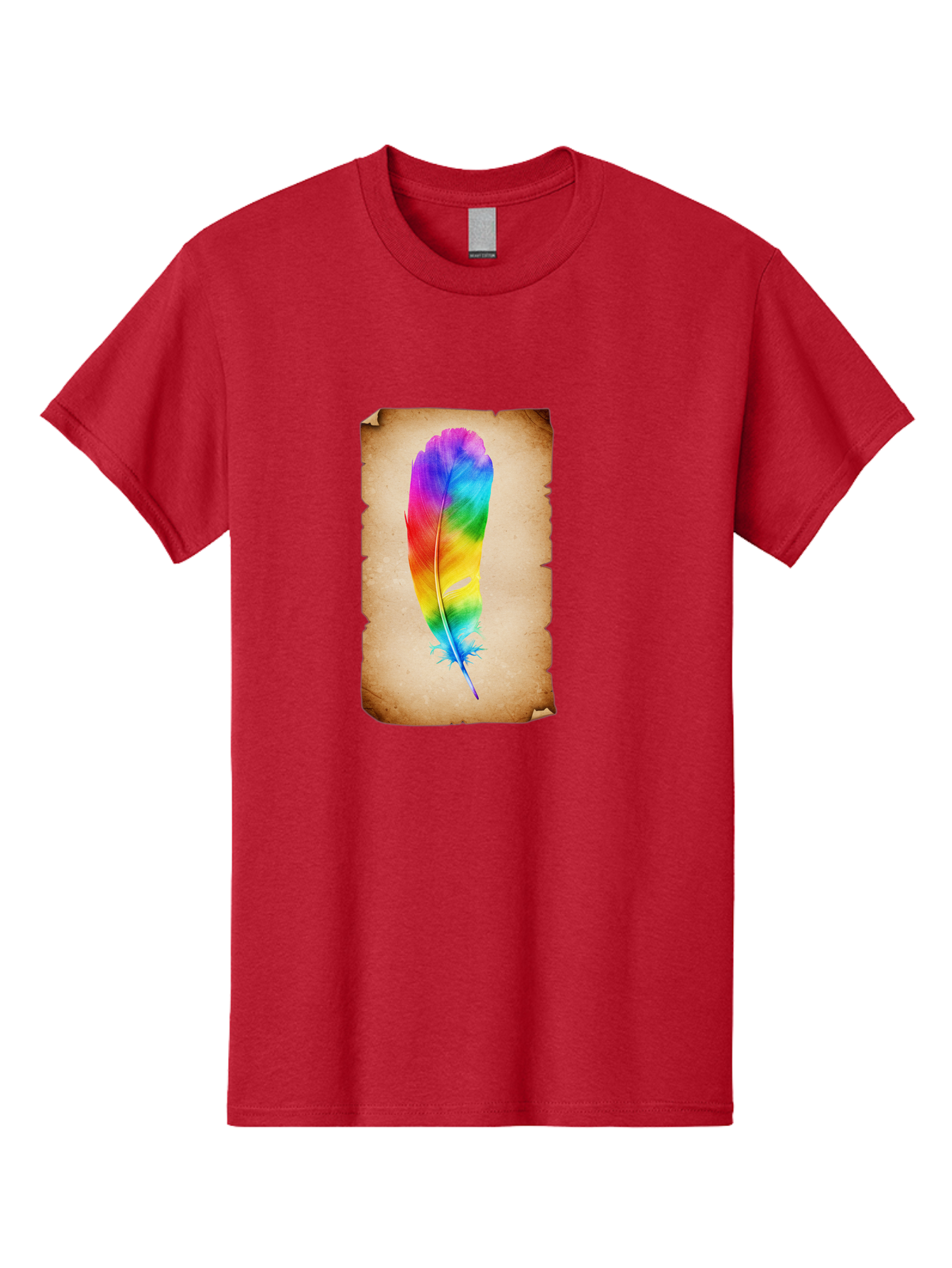 Rainbow-Feather-12 Men'S Graphic Tee, 100% Cotton, Comfortable Casual Summer Wear, Machine Washable, Vintage Camera, Old Camera, Antique Camera, Black Camera, Classic Photography, Photography Equipment, Nostalgic Device, Film Camera, Baj220 5