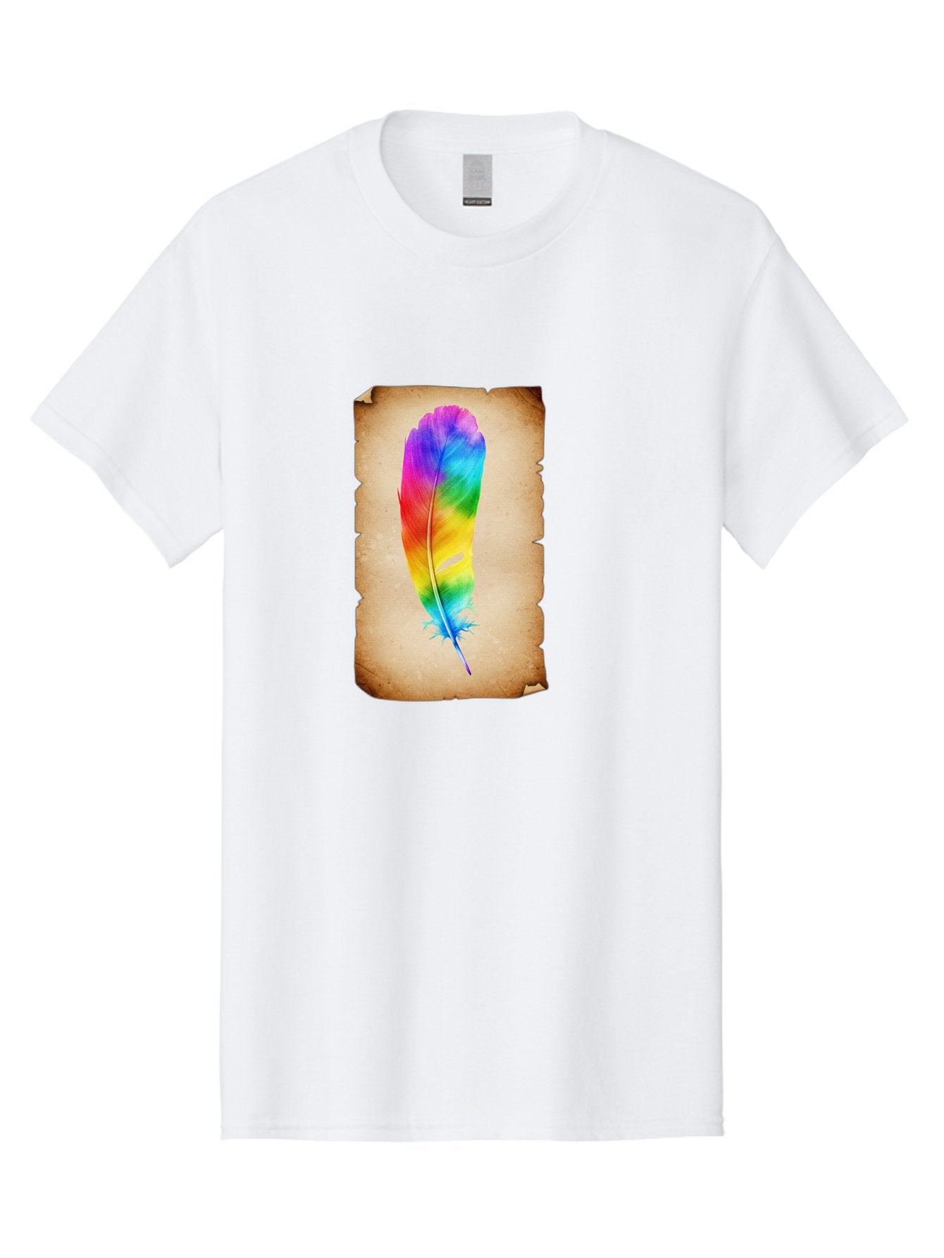 Rainbow-Feather-12 Men'S Graphic Tee, 100% Cotton, Comfortable Casual Summer Wear, Machine Washable, Vintage Camera, Old Camera, Antique Camera, Black Camera, Classic Photography, Photography Equipment, Nostalgic Device, Film Camera, Baj220 4