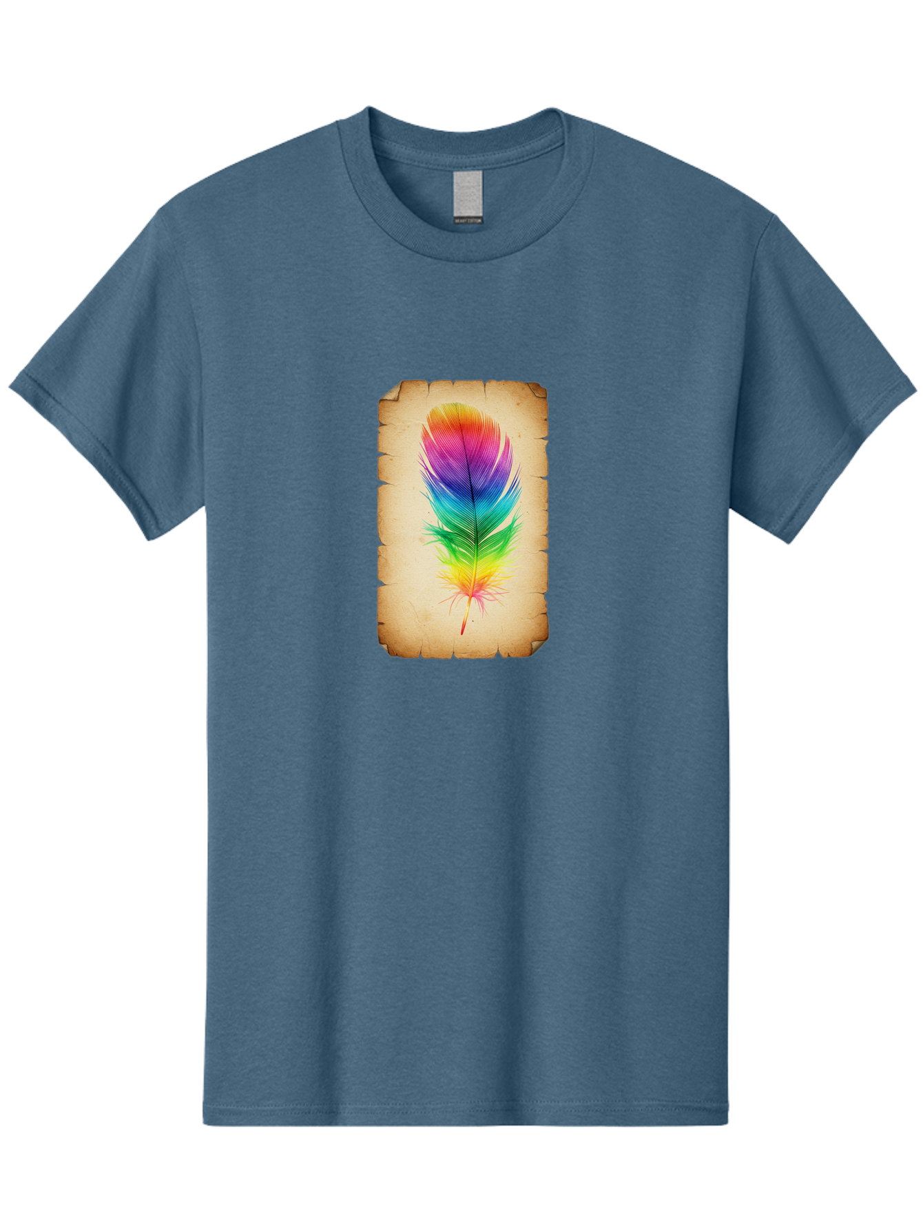 Rainbow-Feather-13 Men'S Graphic Tee, 100% Cotton, Comfortable Casual Summer Wear, Machine Washable, Vintage Camera, Old Camera, Antique Camera, Black Camera, Classic Photography, Photography Equipment, Nostalgic Device, Film Camera, Baj221 3