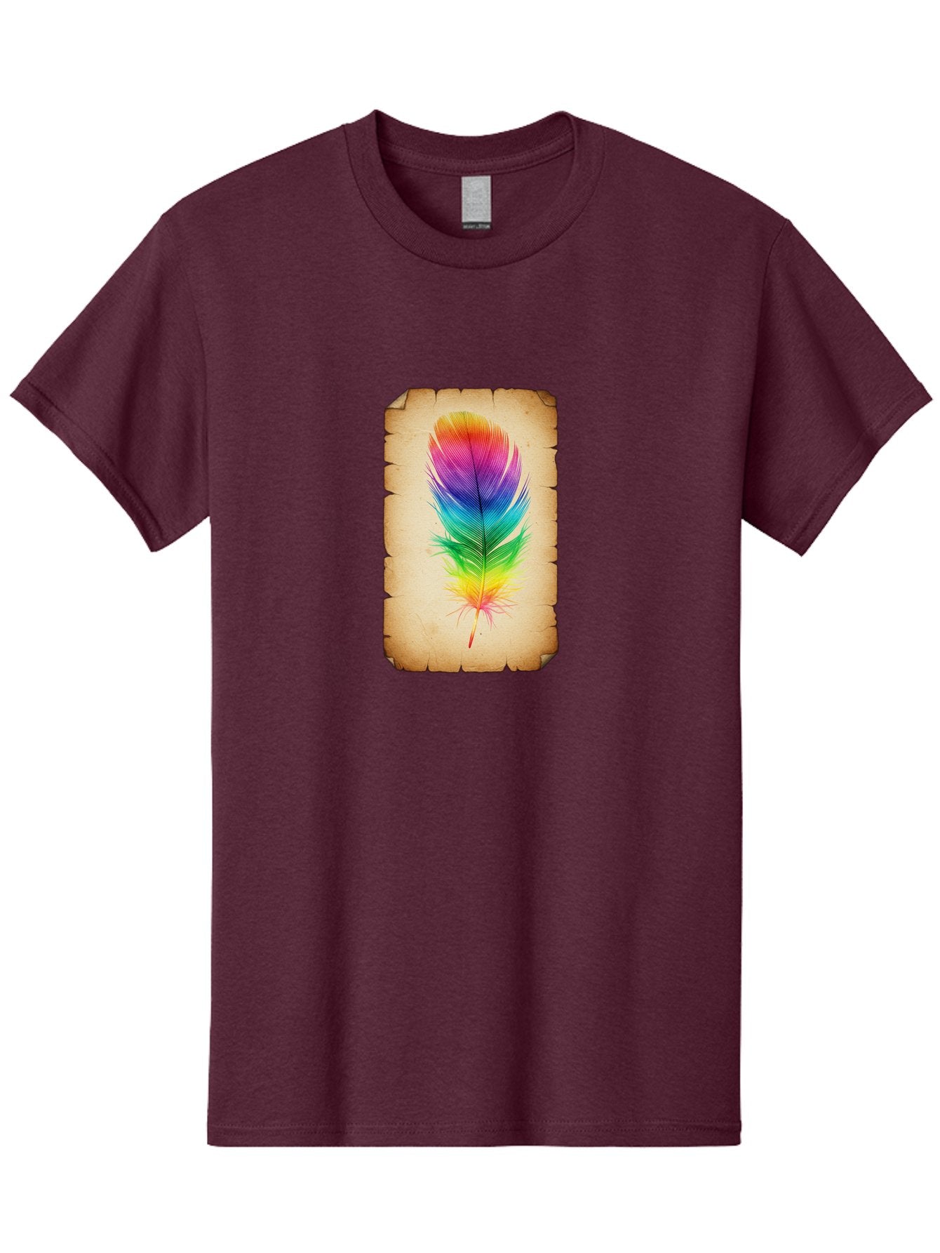 Rainbow-Feather-13 Men'S Graphic Tee, 100% Cotton, Comfortable Casual Summer Wear, Machine Washable, Vintage Camera, Old Camera, Antique Camera, Black Camera, Classic Photography, Photography Equipment, Nostalgic Device, Film Camera, Baj221 8