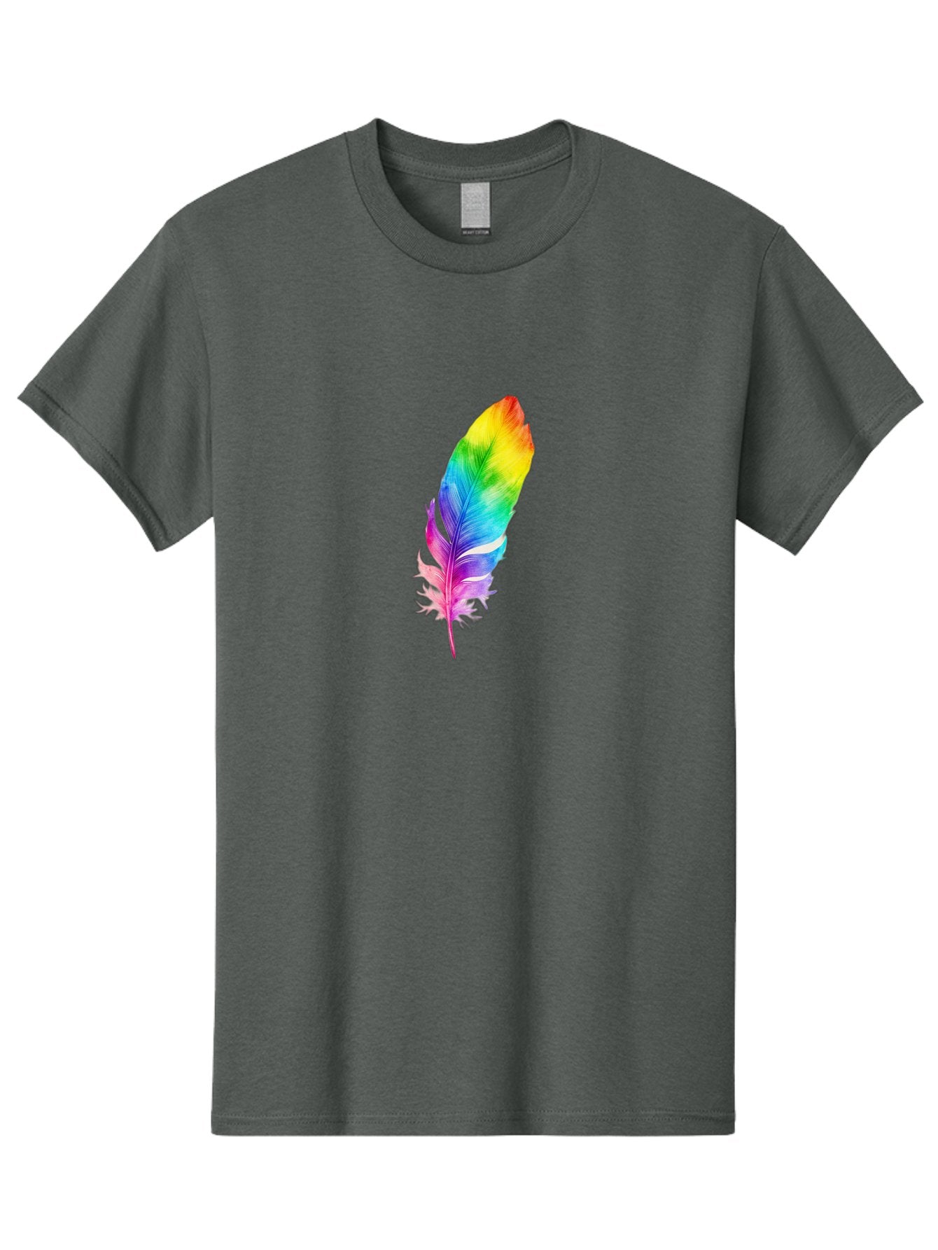 Rainbow-Feather-14 Men'S Graphic Tee, 100% Cotton, Comfortable Casual Summer Wear, Machine Washable, Vintage Camera, Old Camera, Antique Camera, Black Camera, Classic Photography, Photography Equipment, Nostalgic Device, Film Camera, Baj222 15