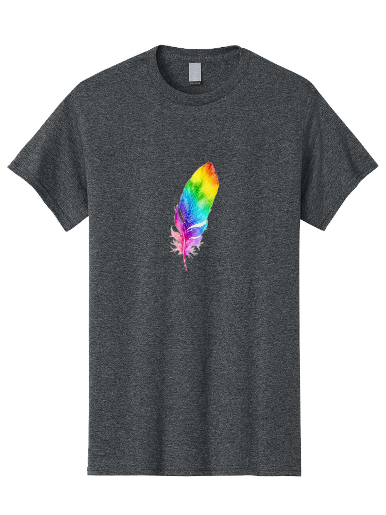 Rainbow-Feather-14 Men'S Graphic Tee, 100% Cotton, Comfortable Casual Summer Wear, Machine Washable, Vintage Camera, Old Camera, Antique Camera, Black Camera, Classic Photography, Photography Equipment, Nostalgic Device, Film Camera, Baj222 9