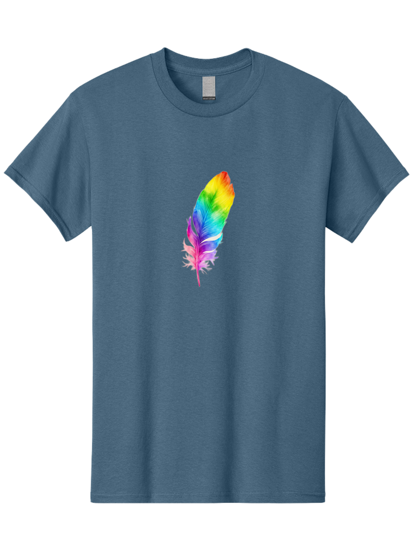 Rainbow-Feather-14 Men'S Graphic Tee, 100% Cotton, Comfortable Casual Summer Wear, Machine Washable, Vintage Camera, Old Camera, Antique Camera, Black Camera, Classic Photography, Photography Equipment, Nostalgic Device, Film Camera, Baj222 8