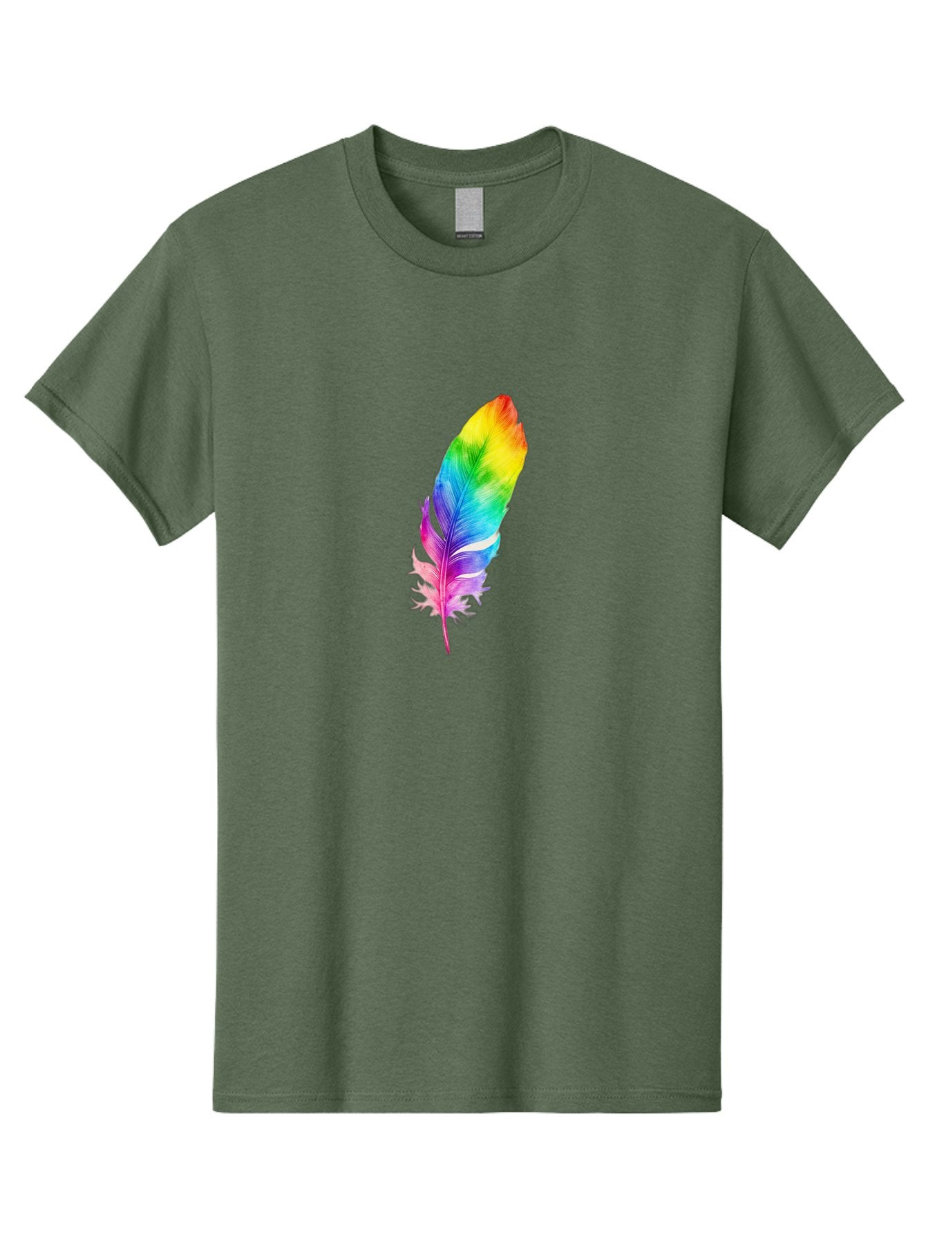 Rainbow-Feather-14 Men'S Graphic Tee, 100% Cotton, Comfortable Casual Summer Wear, Machine Washable, Vintage Camera, Old Camera, Antique Camera, Black Camera, Classic Photography, Photography Equipment, Nostalgic Device, Film Camera, Baj222 13