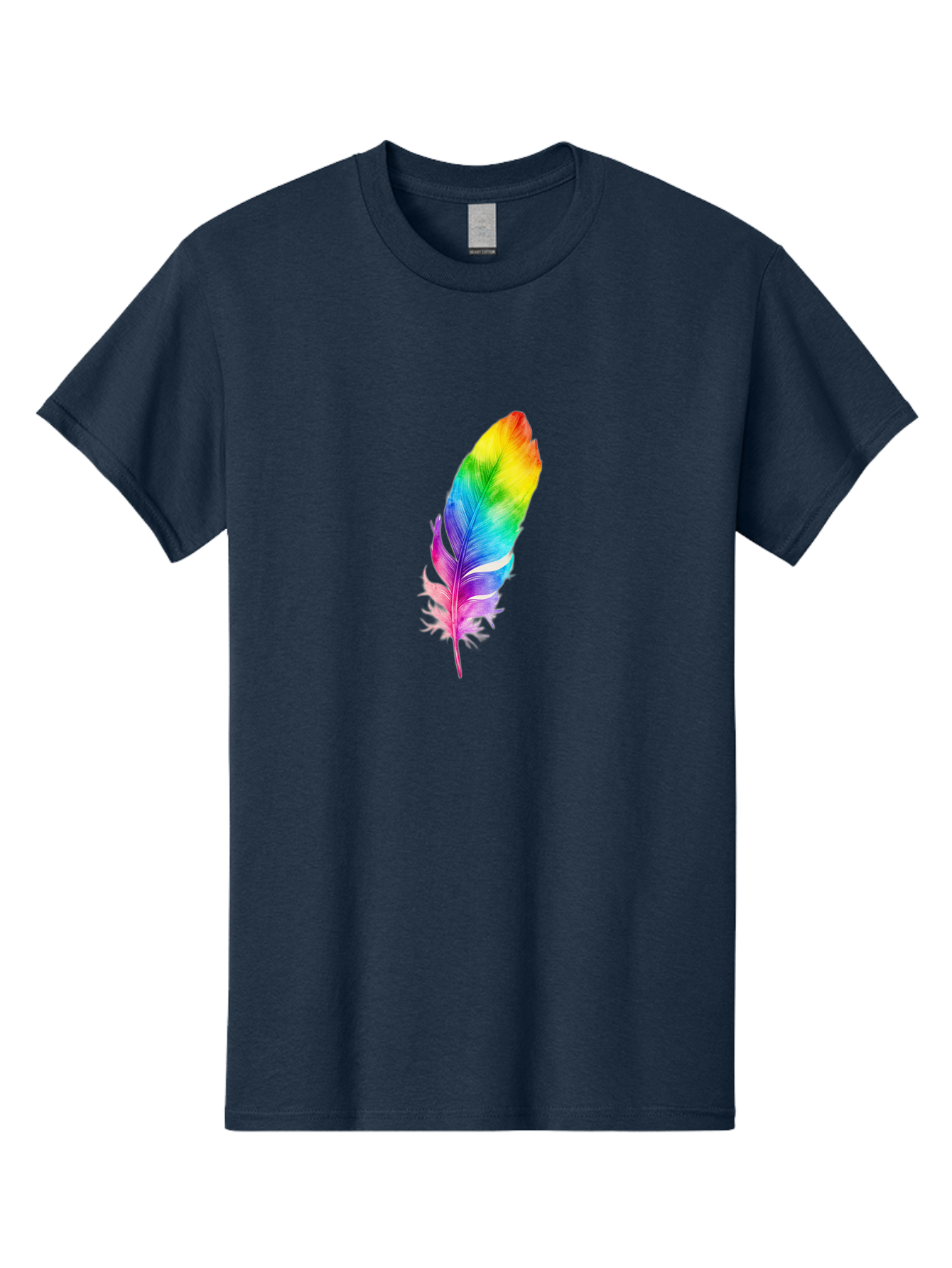 Rainbow-Feather-14 Men'S Graphic Tee, 100% Cotton, Comfortable Casual Summer Wear, Machine Washable, Vintage Camera, Old Camera, Antique Camera, Black Camera, Classic Photography, Photography Equipment, Nostalgic Device, Film Camera, Baj222 3