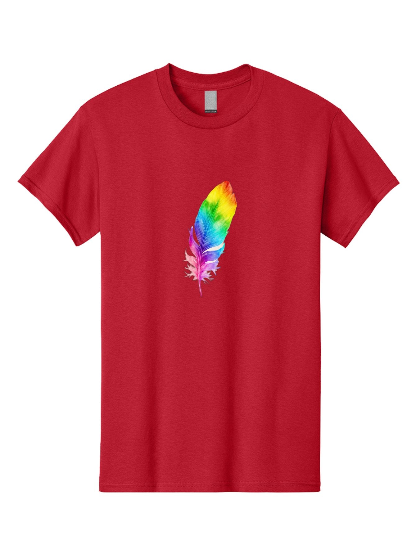Rainbow-Feather-14 Men'S Graphic Tee, 100% Cotton, Comfortable Casual Summer Wear, Machine Washable, Vintage Camera, Old Camera, Antique Camera, Black Camera, Classic Photography, Photography Equipment, Nostalgic Device, Film Camera, Baj222 7