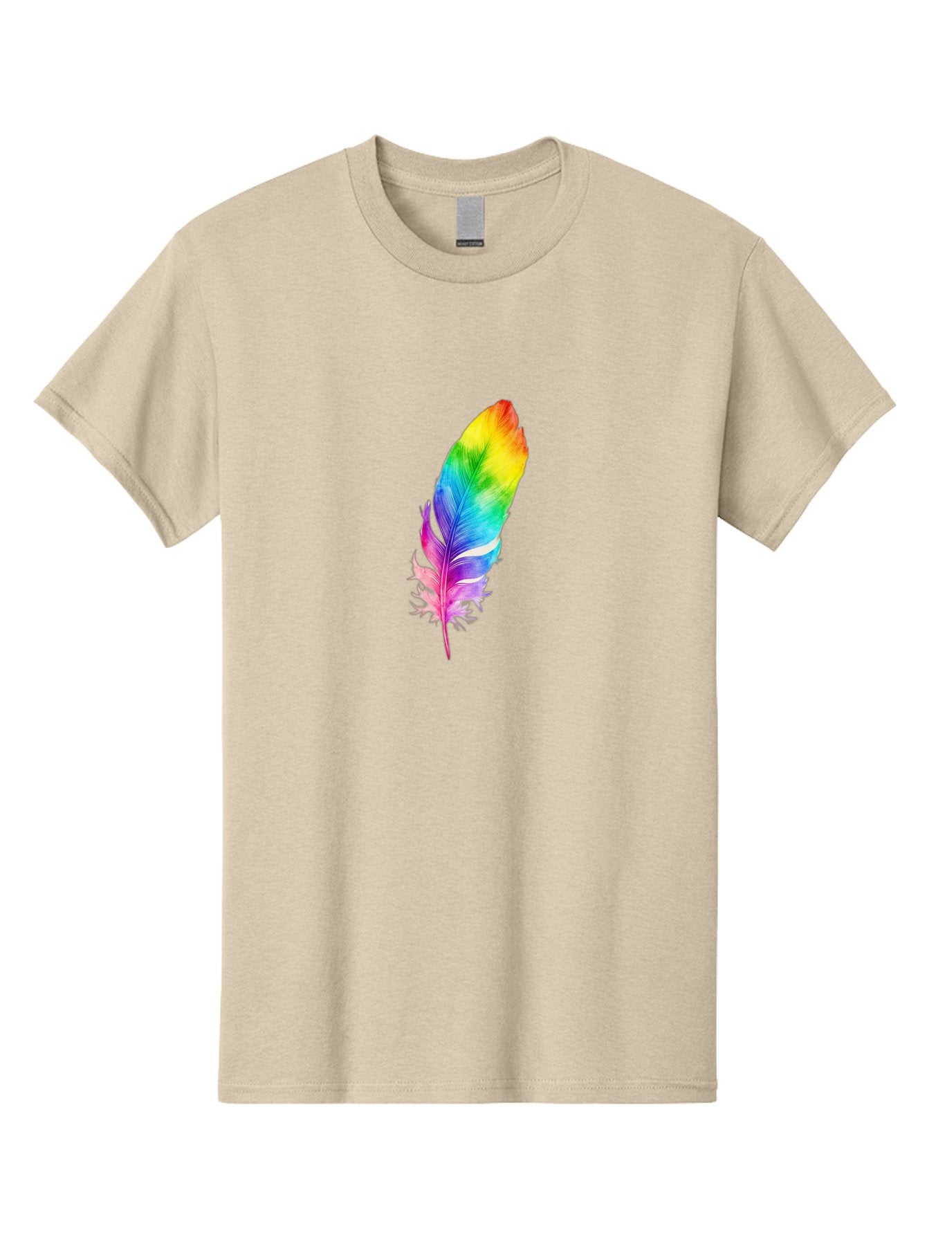 Rainbow-Feather-14 Men'S Graphic Tee, 100% Cotton, Comfortable Casual Summer Wear, Machine Washable, Vintage Camera, Old Camera, Antique Camera, Black Camera, Classic Photography, Photography Equipment, Nostalgic Device, Film Camera, Baj222