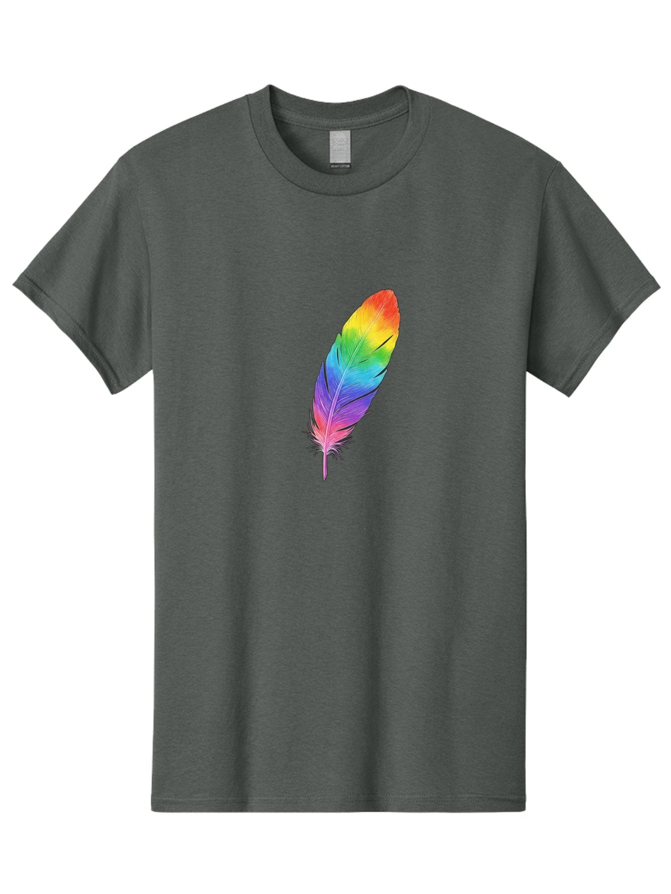 Rainbow-Feather-15 Men'S Graphic Tee, 100% Cotton, Comfortable Casual Summer Wear, Machine Washable, Vintage Camera, Old Camera, Antique Camera, Black Camera, Classic Photography, Photography Equipment, Nostalgic Device, Film Camera, Baj223