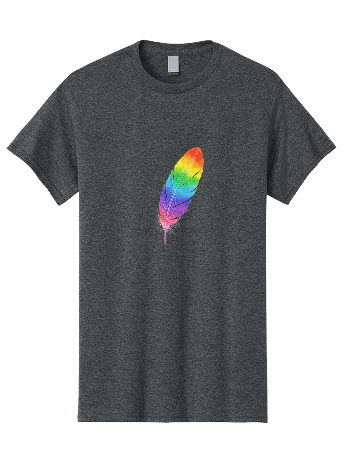 Rainbow-Feather-15 Men'S Graphic Tee, 100% Cotton, Comfortable Casual Summer Wear, Machine Washable, Vintage Camera, Old Camera, Antique Camera, Black Camera, Classic Photography, Photography Equipment, Nostalgic Device, Film Camera, Baj223 6