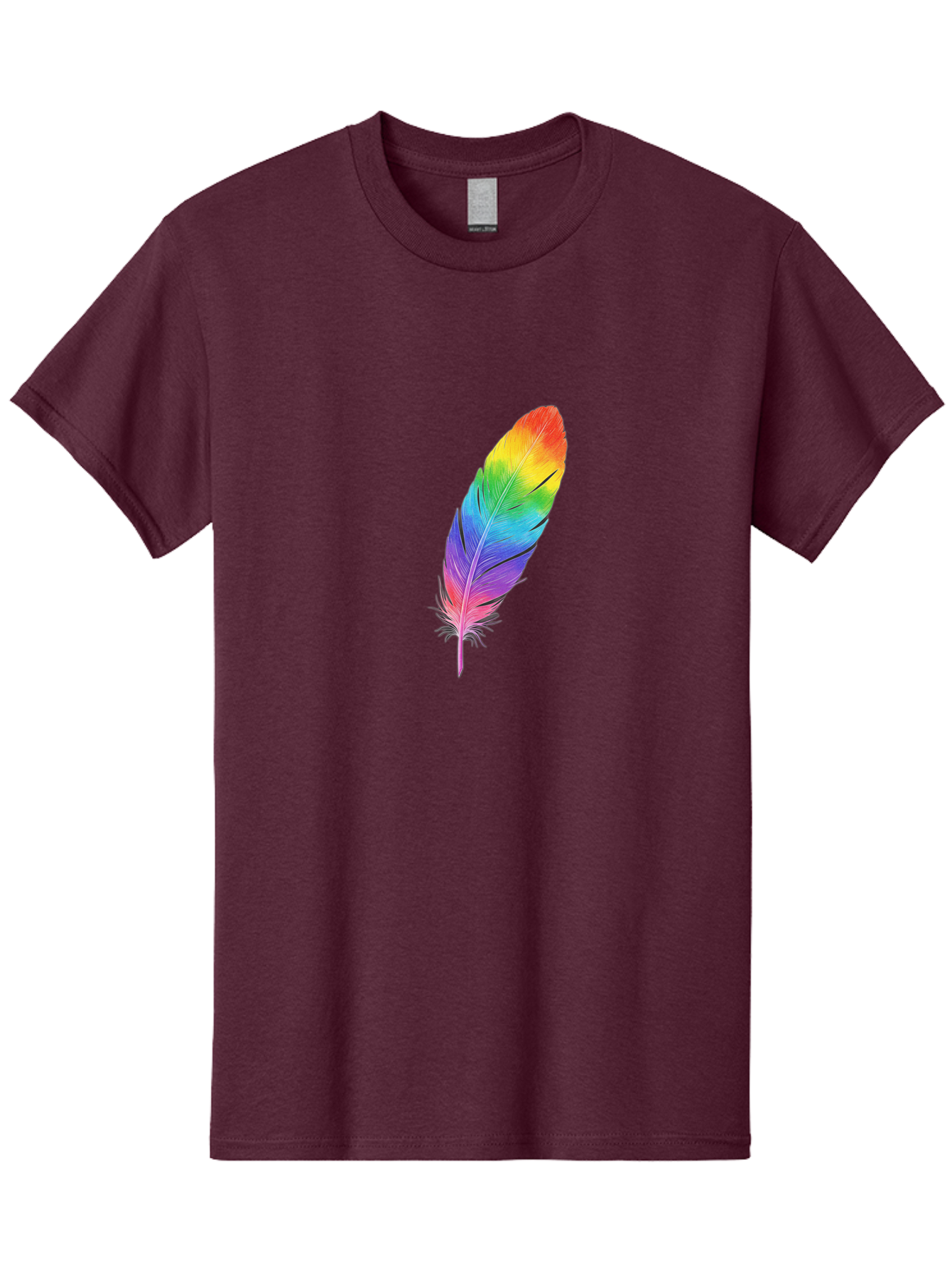 Rainbow-Feather-15 Men'S Graphic Tee, 100% Cotton, Comfortable Casual Summer Wear, Machine Washable, Vintage Camera, Old Camera, Antique Camera, Black Camera, Classic Photography, Photography Equipment, Nostalgic Device, Film Camera, Baj223 4