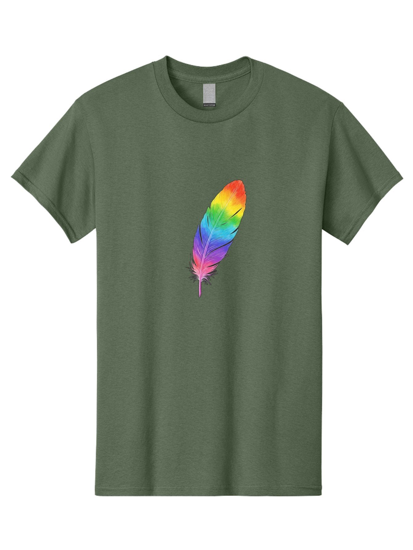 Rainbow-Feather-15 Men'S Graphic Tee, 100% Cotton, Comfortable Casual Summer Wear, Machine Washable, Vintage Camera, Old Camera, Antique Camera, Black Camera, Classic Photography, Photography Equipment, Nostalgic Device, Film Camera, Baj223 7