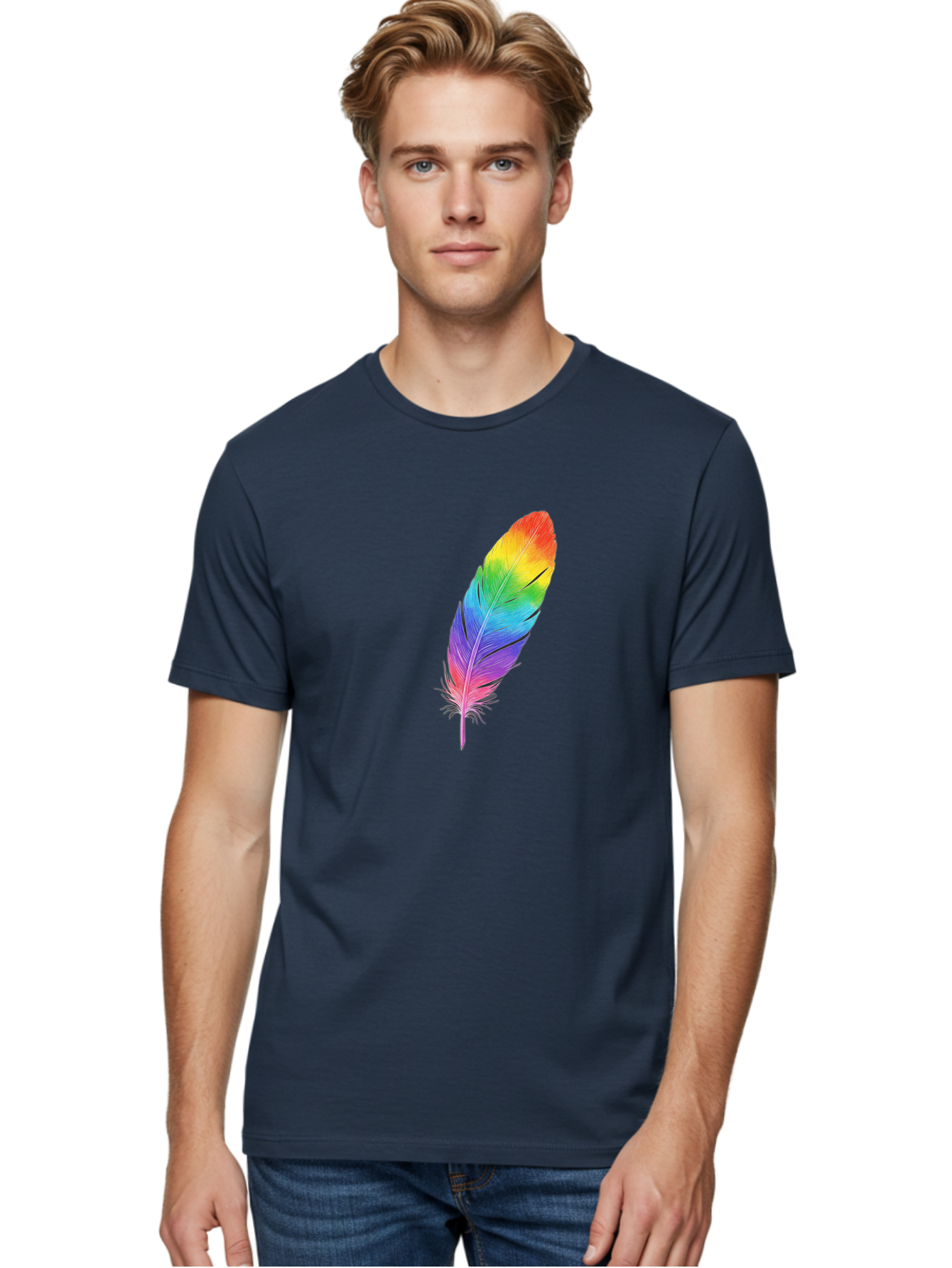 Rainbow-Feather-15 Men'S Graphic Tee, 100% Cotton, Comfortable Casual Summer Wear, Machine Washable, Vintage Camera, Old Camera, Antique Camera, Black Camera, Classic Photography, Photography Equipment, Nostalgic Device, Film Camera, Baj223 22
