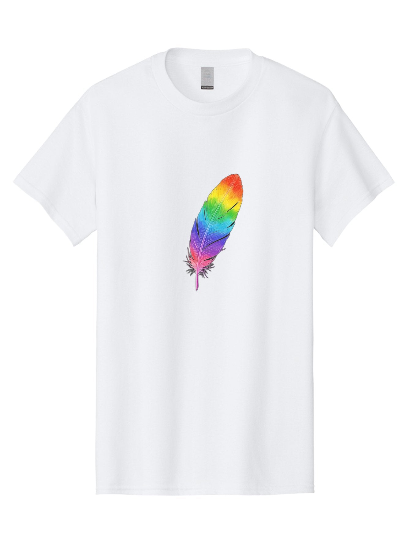 Rainbow-Feather-15 Men'S Graphic Tee, 100% Cotton, Comfortable Casual Summer Wear, Machine Washable, Vintage Camera, Old Camera, Antique Camera, Black Camera, Classic Photography, Photography Equipment, Nostalgic Device, Film Camera, Baj223 5