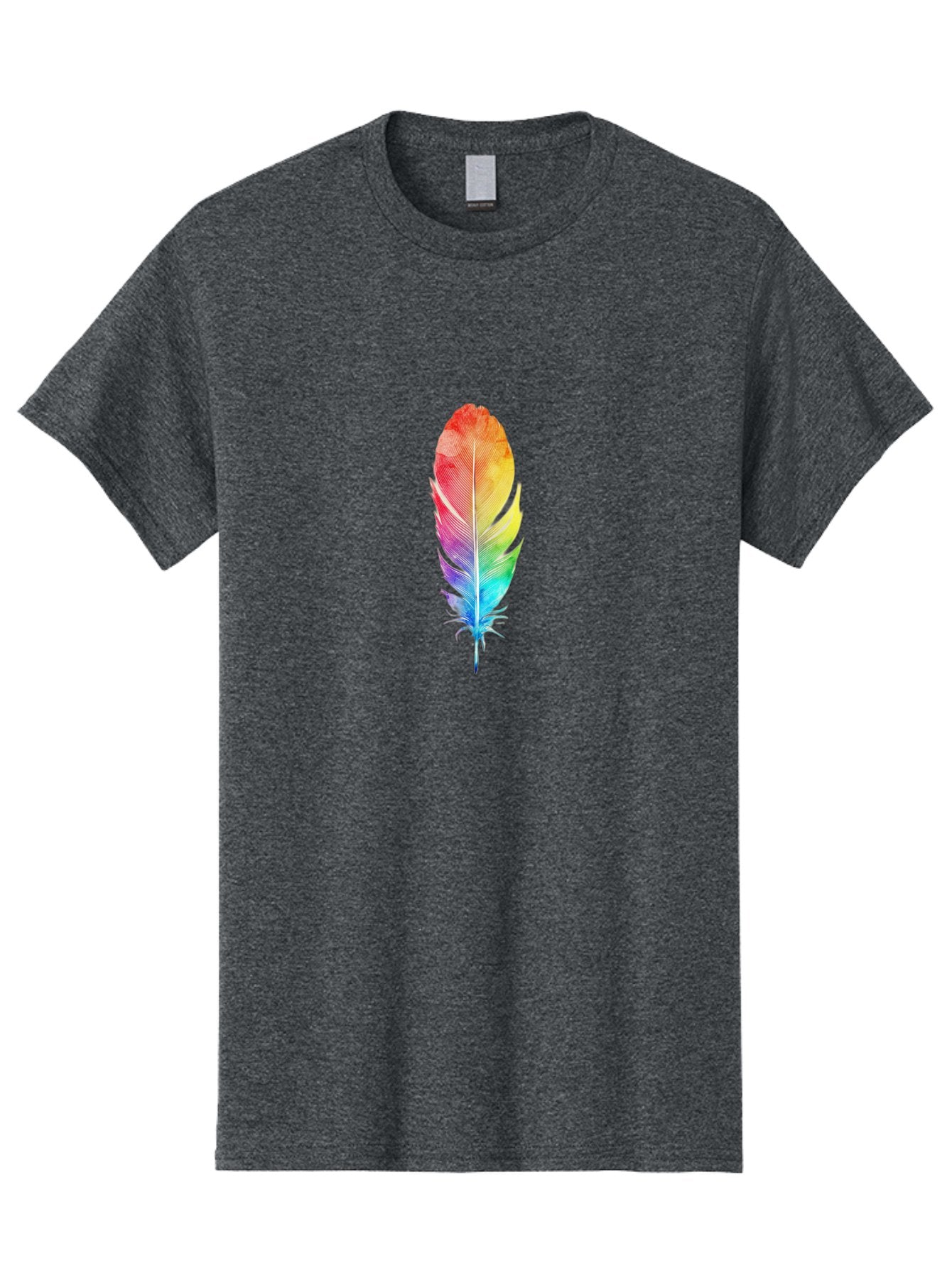 Rainbow-Feather-2 Men'S Graphic Tee, 100% Cotton, Comfortable Casual Summer Wear, Machine Washable, Vintage Camera, Old Camera, Antique Camera, Black Camera, Classic Photography, Photography Equipment, Nostalgic Device, Film Camera, Camera Art Baj225 4